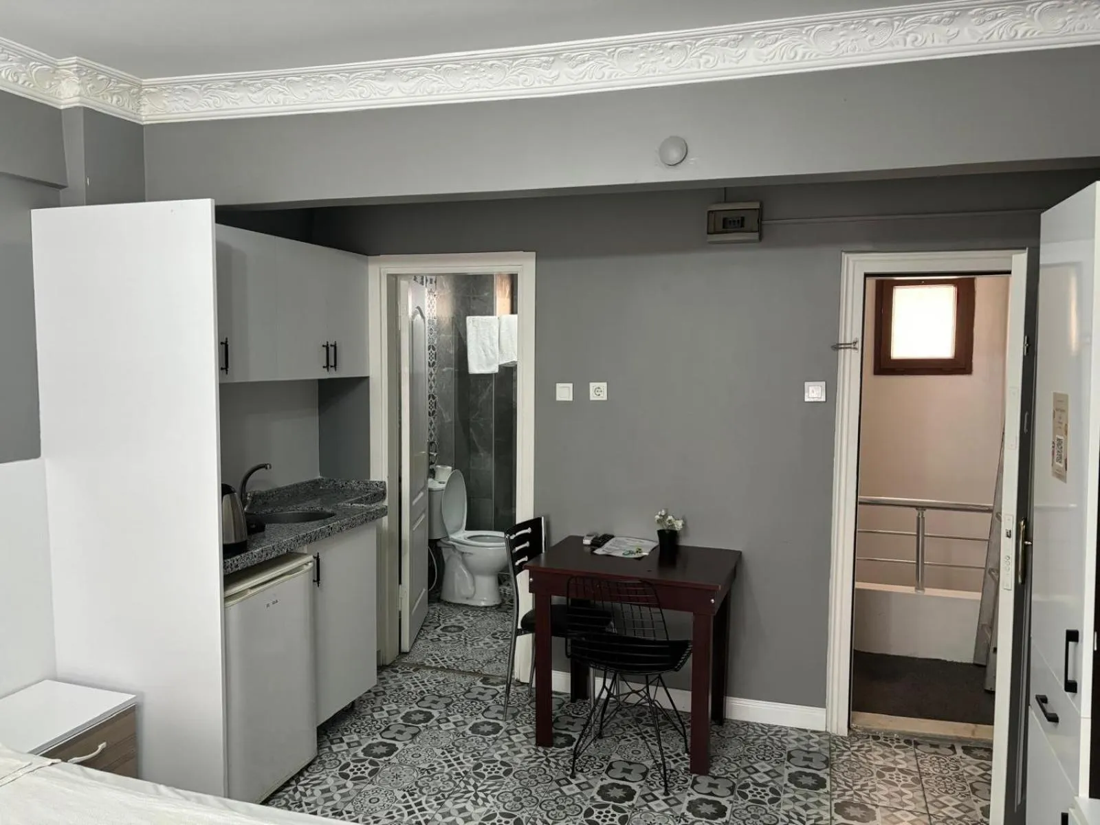Kitchen or kitchenette in Mara Suite Taxim