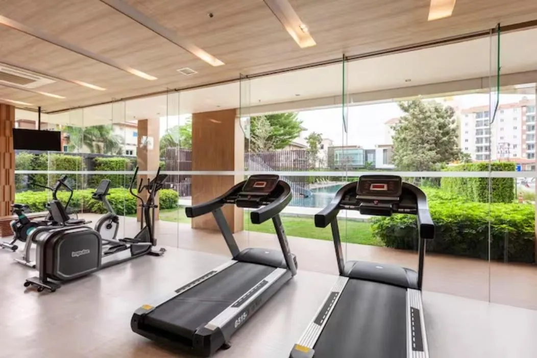 Fitness centre/facilities in Family Suite Sea view 2Bedroom at Veranda Residence Pattaya