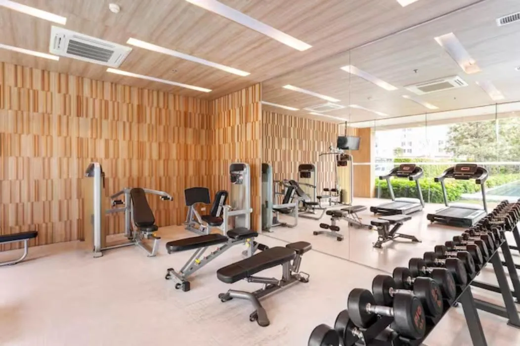 Fitness centre/facilities in Family Suite Sea view 2Bedroom at Veranda Residence Pattaya