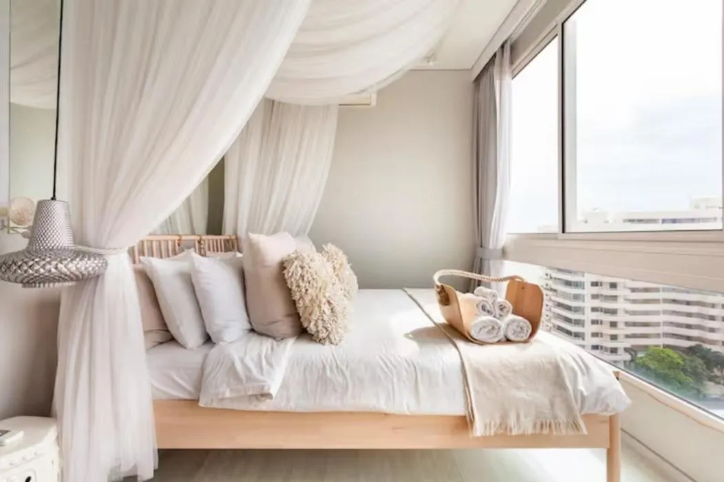 Bedroom, Bed in Family Suite Sea view 2Bedroom at Veranda Residence Pattaya