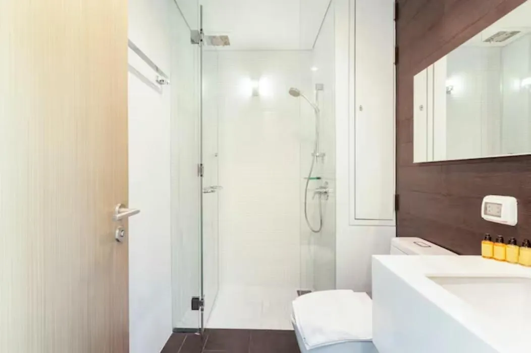 Bathroom in Family Suite Sea view 2Bedroom at Veranda Residence Pattaya