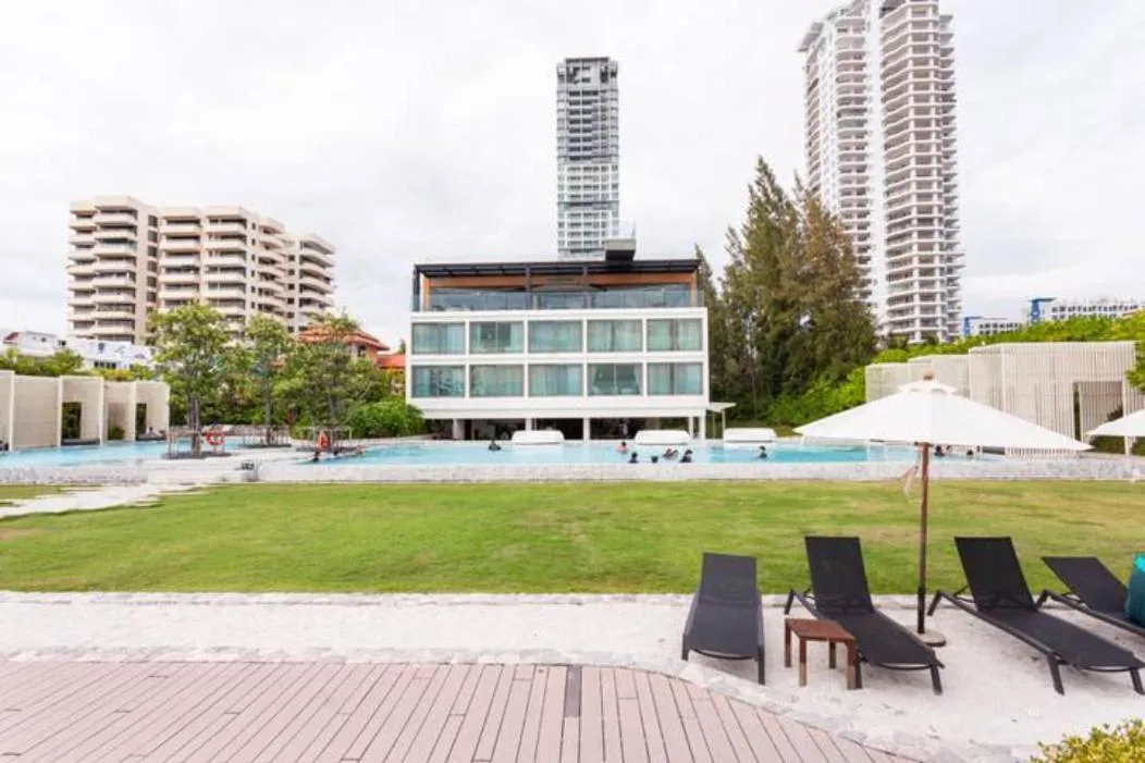 Swimming pool in Family Suite Sea view 2Bedroom at Veranda Residence Pattaya