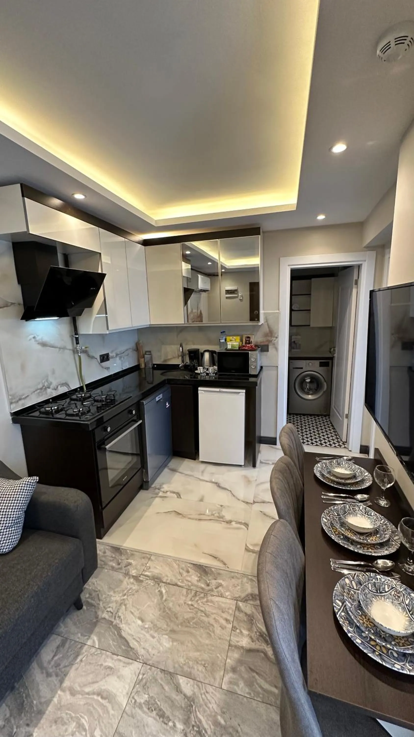 Kitchen or kitchenette in Mar Boutique Apartment