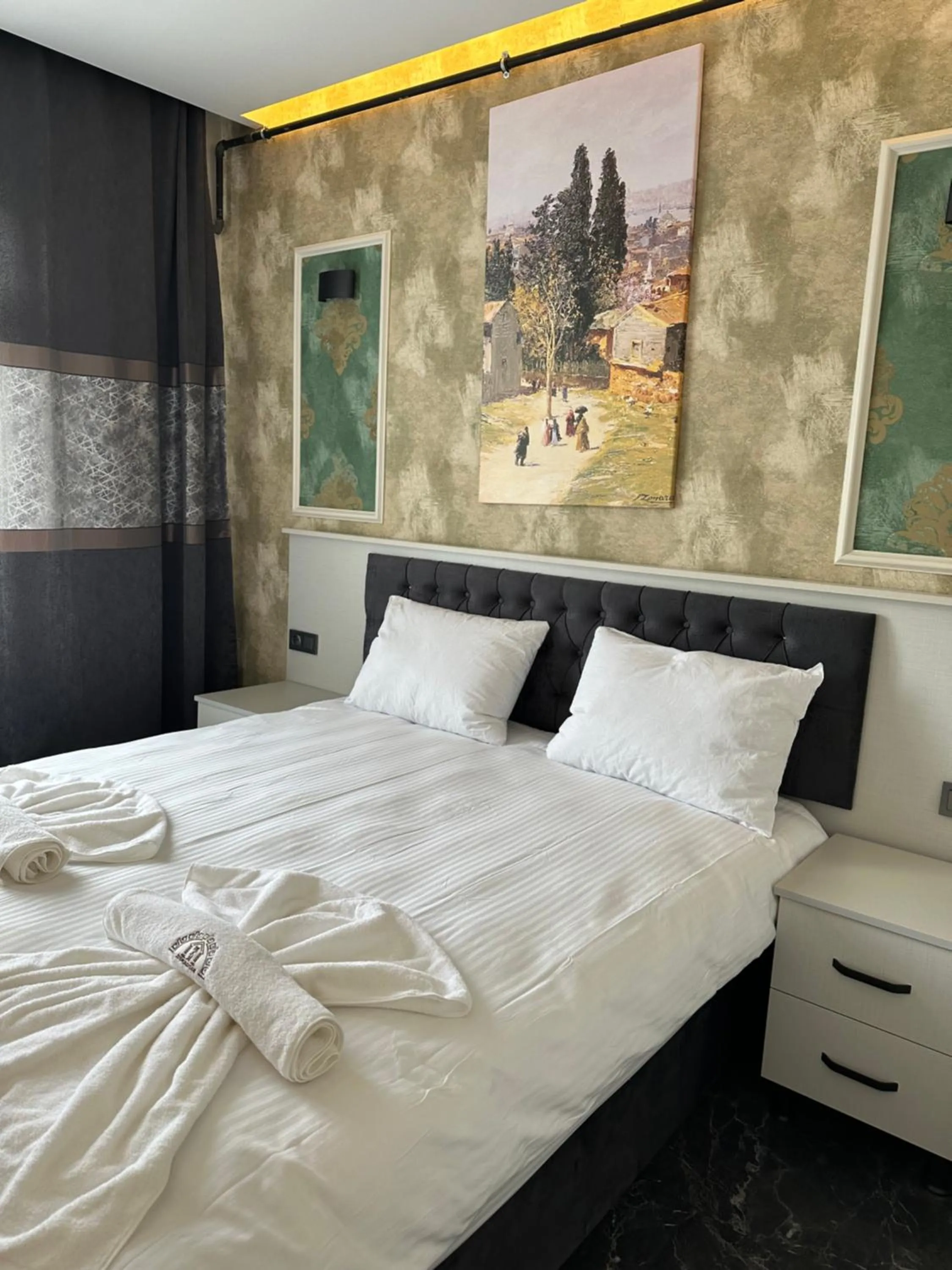 Bed in Mar Boutique Apartment