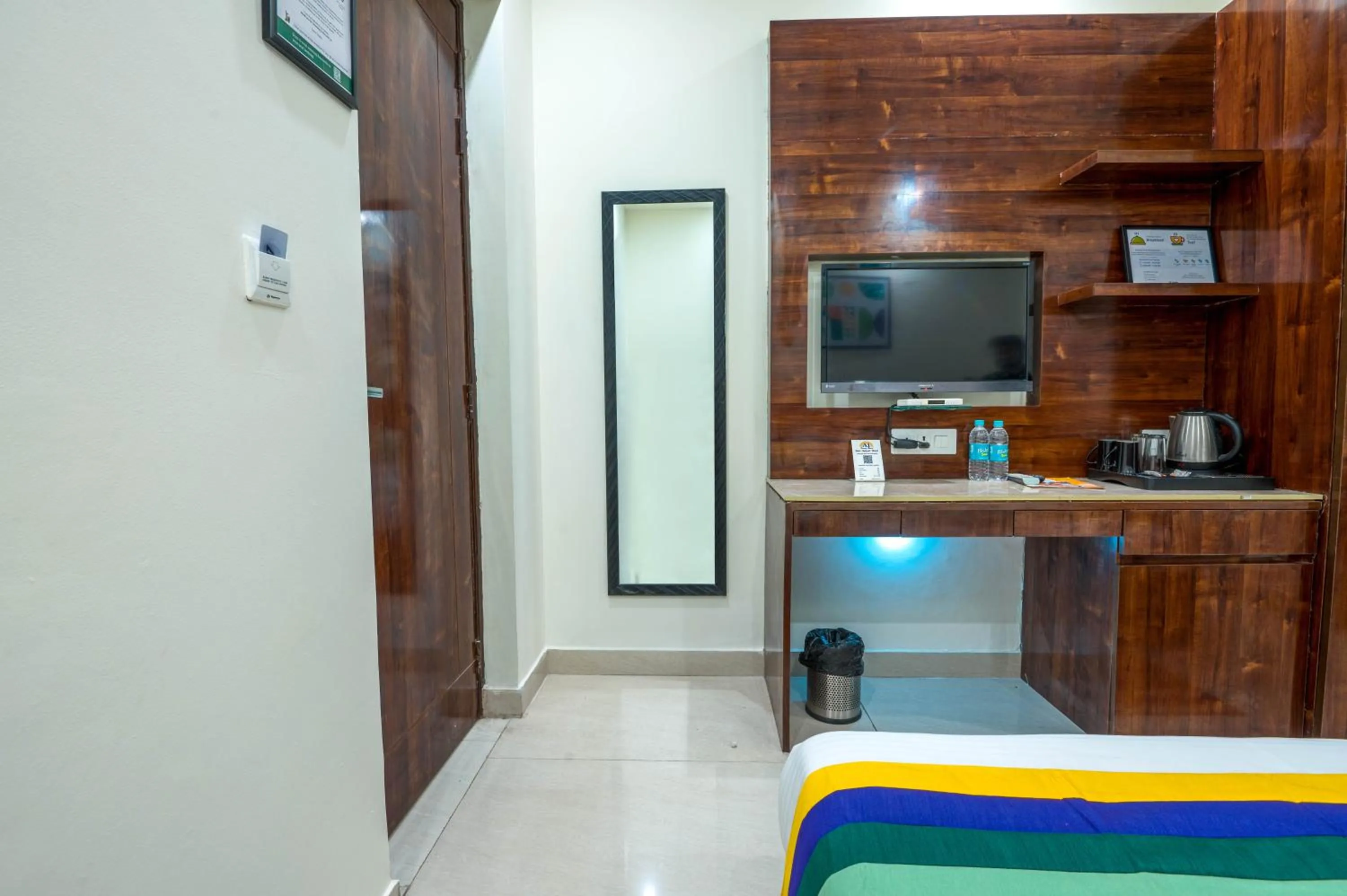 Bedroom, Bed in Treebo Sunny Feast