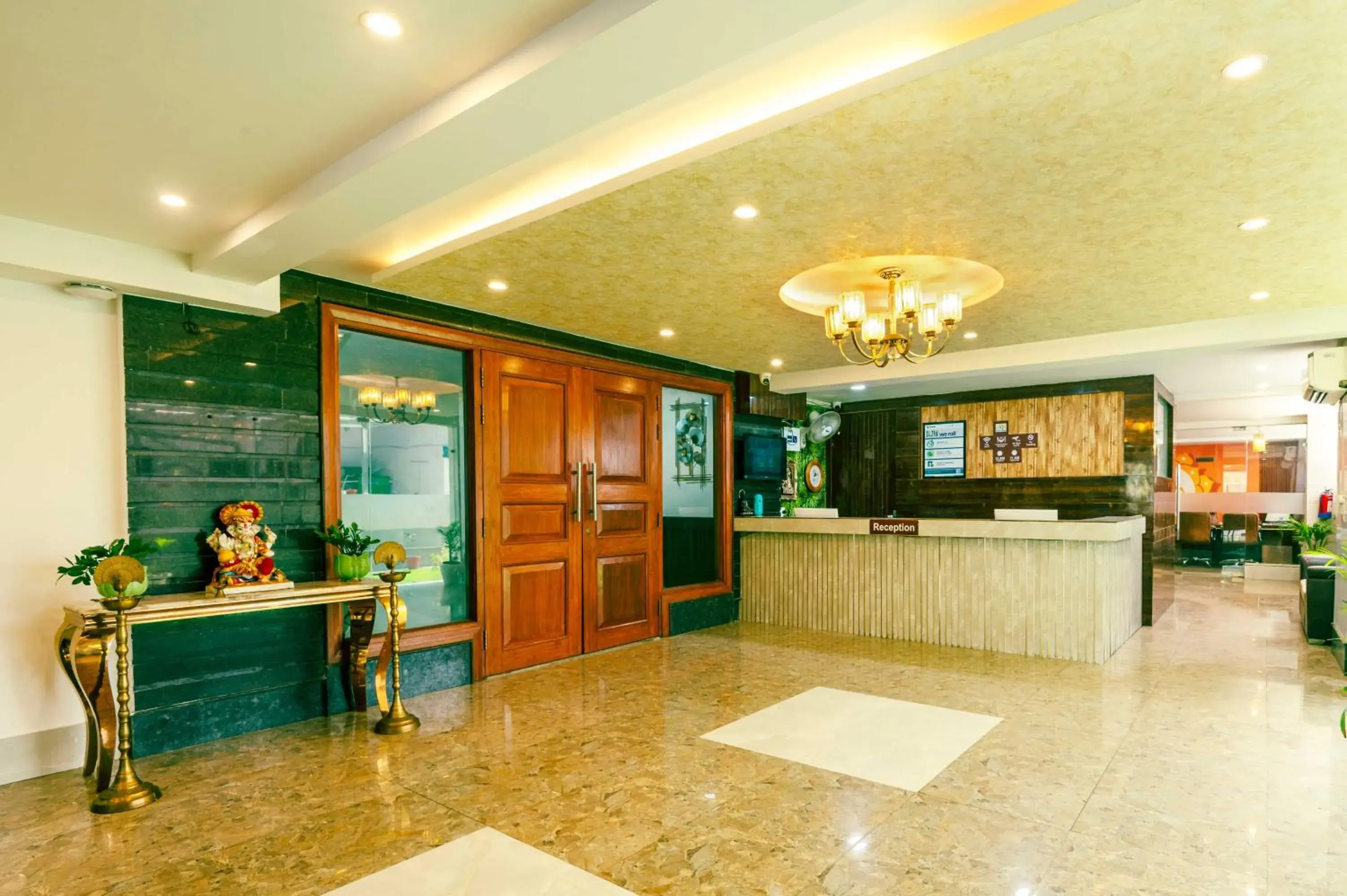 Lobby or reception in Treebo Sunny Feast Lobby or reception in Treebo Sunny Feast