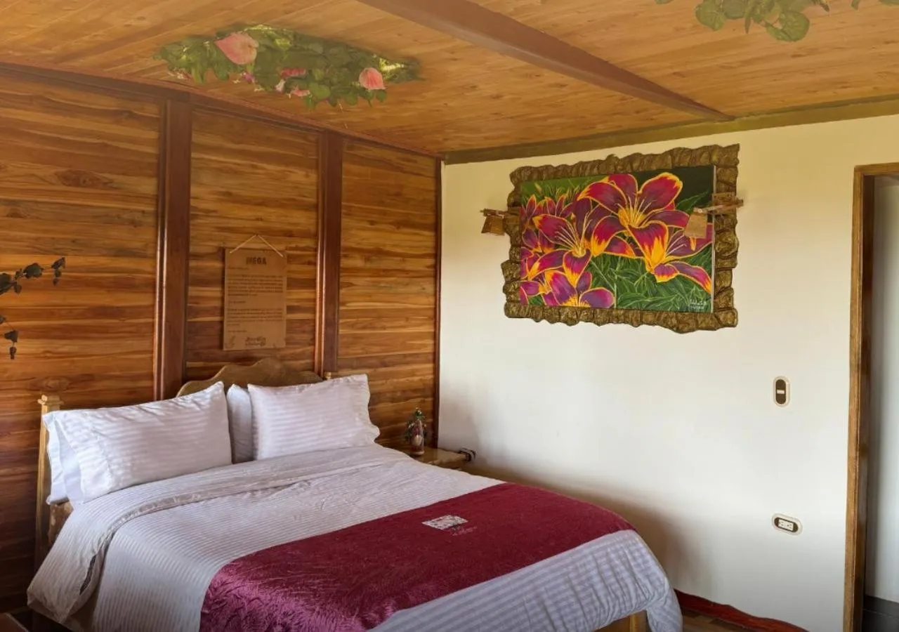 Bed in Jardin de los Silleteros Agro Parque Hotel