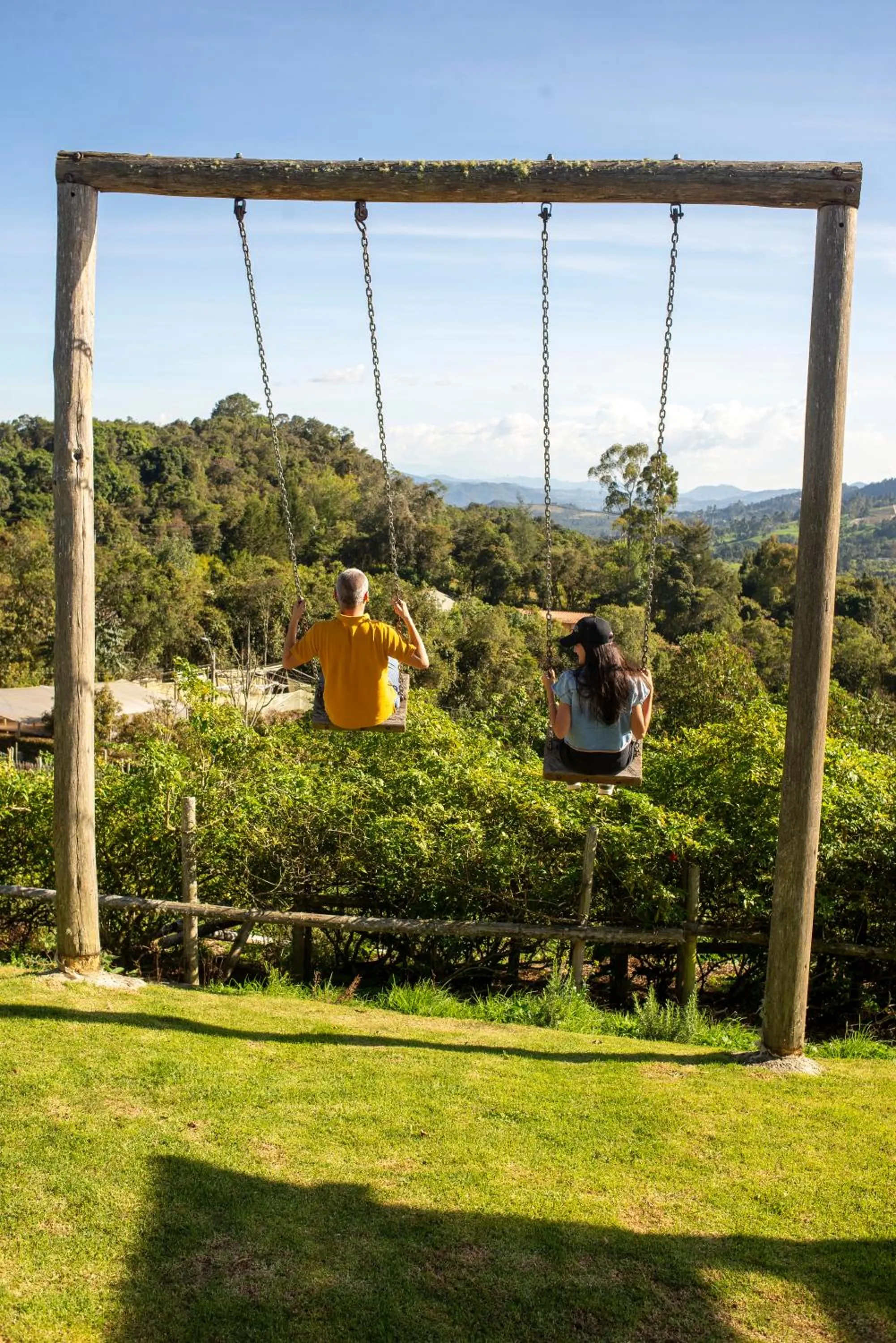 Children play ground in Jardin de los Silleteros Agro Parque Hotel