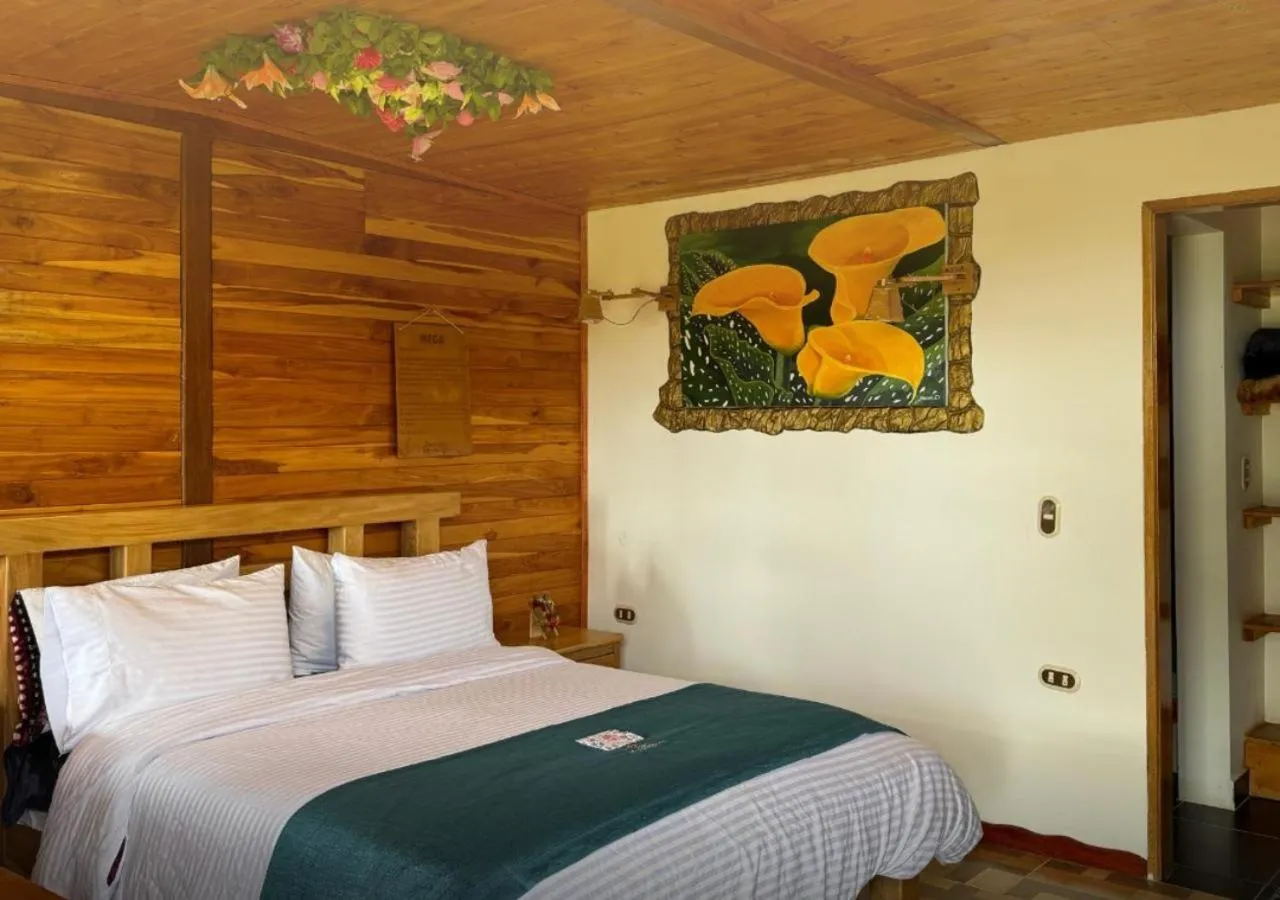 Bed in Jardin de los Silleteros Agro Parque Hotel