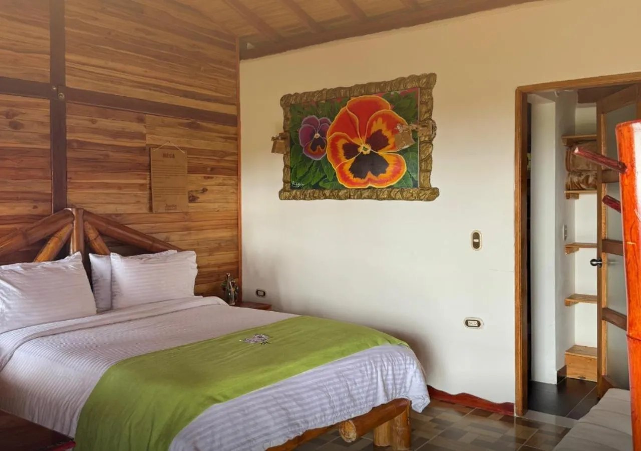 Bed in Jardin de los Silleteros Agro Parque Hotel