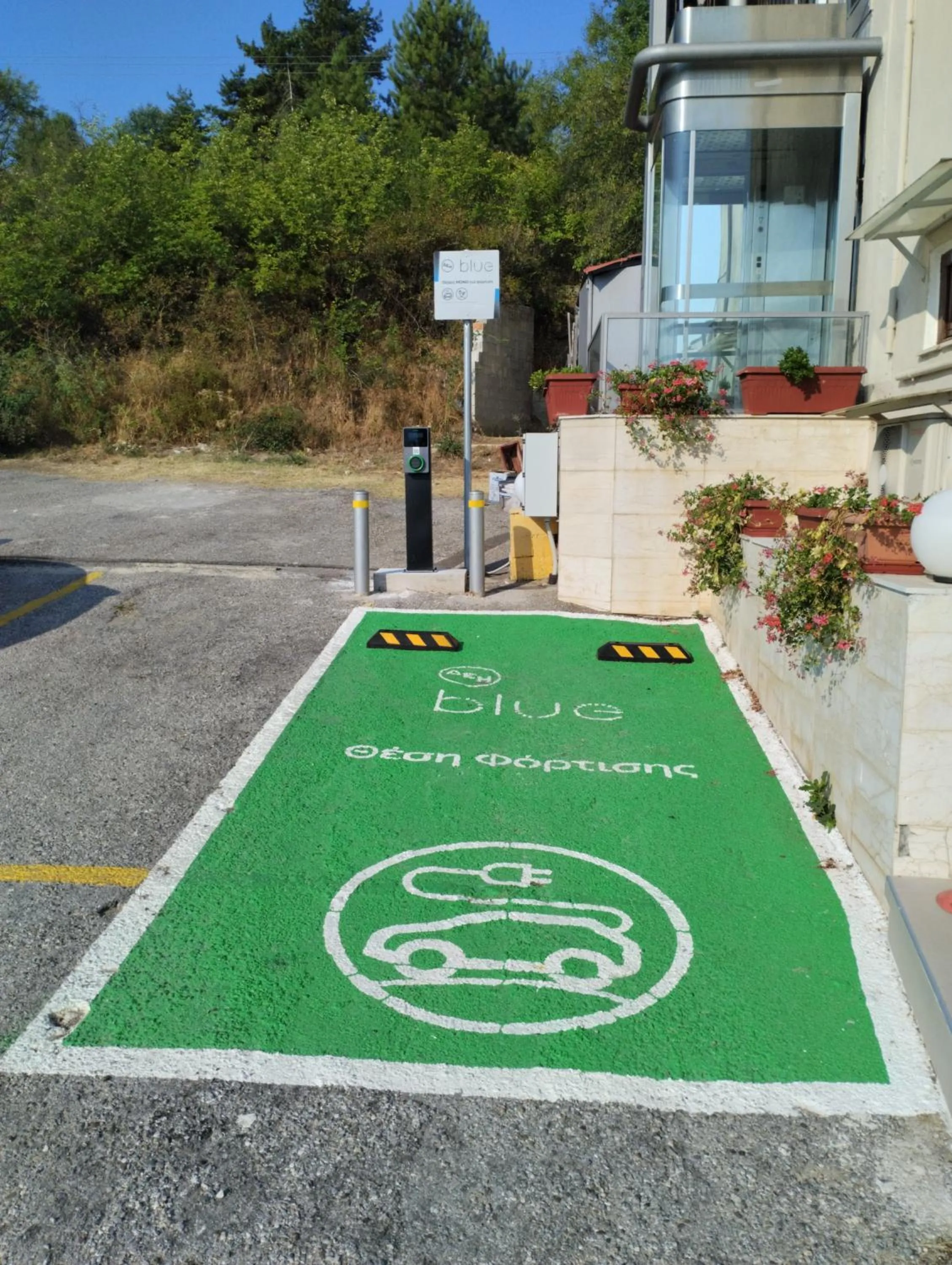 Parking in Anastassiou Hotel - Bike and motorcycle friendly hotel