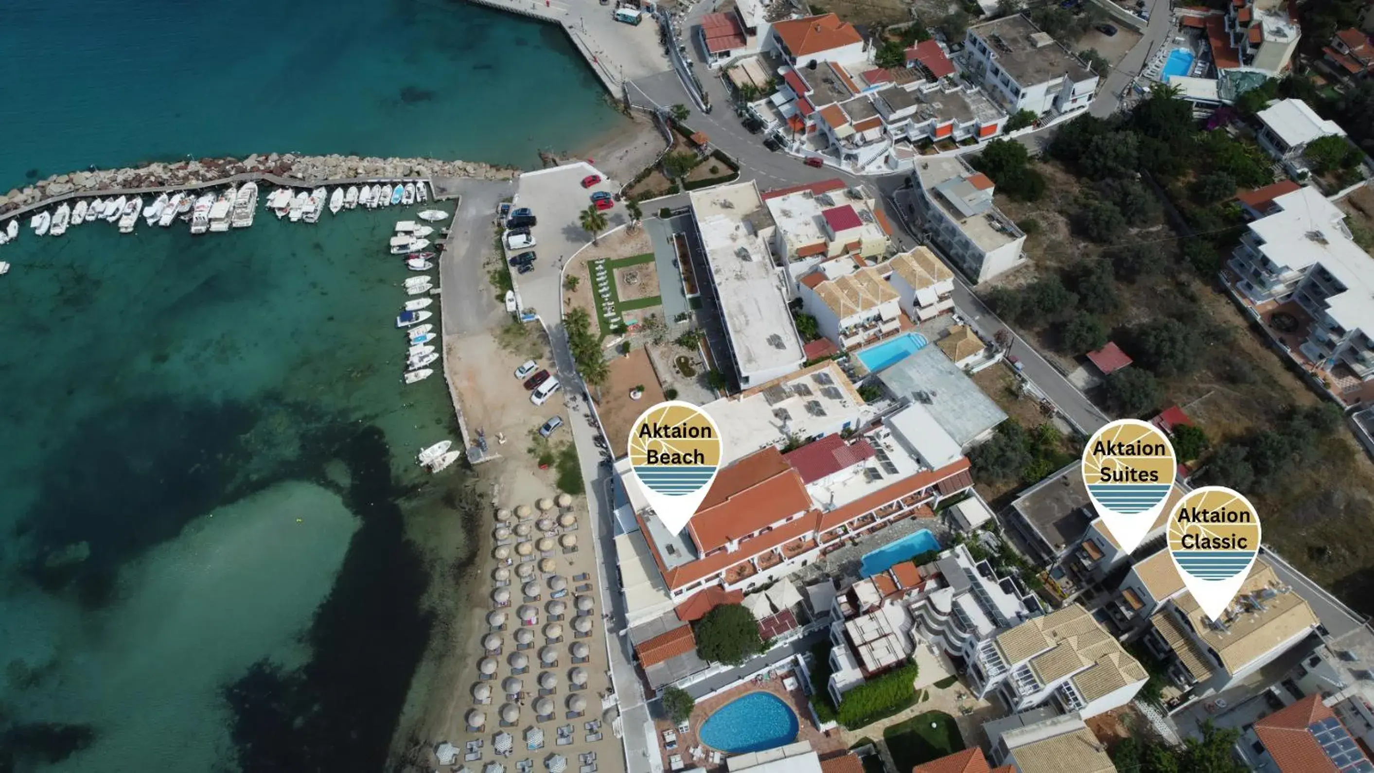 Property building in Aktaion Beach Boutique Hotel & Spa Property building in Aktaion Beach Boutique Hotel & Spa