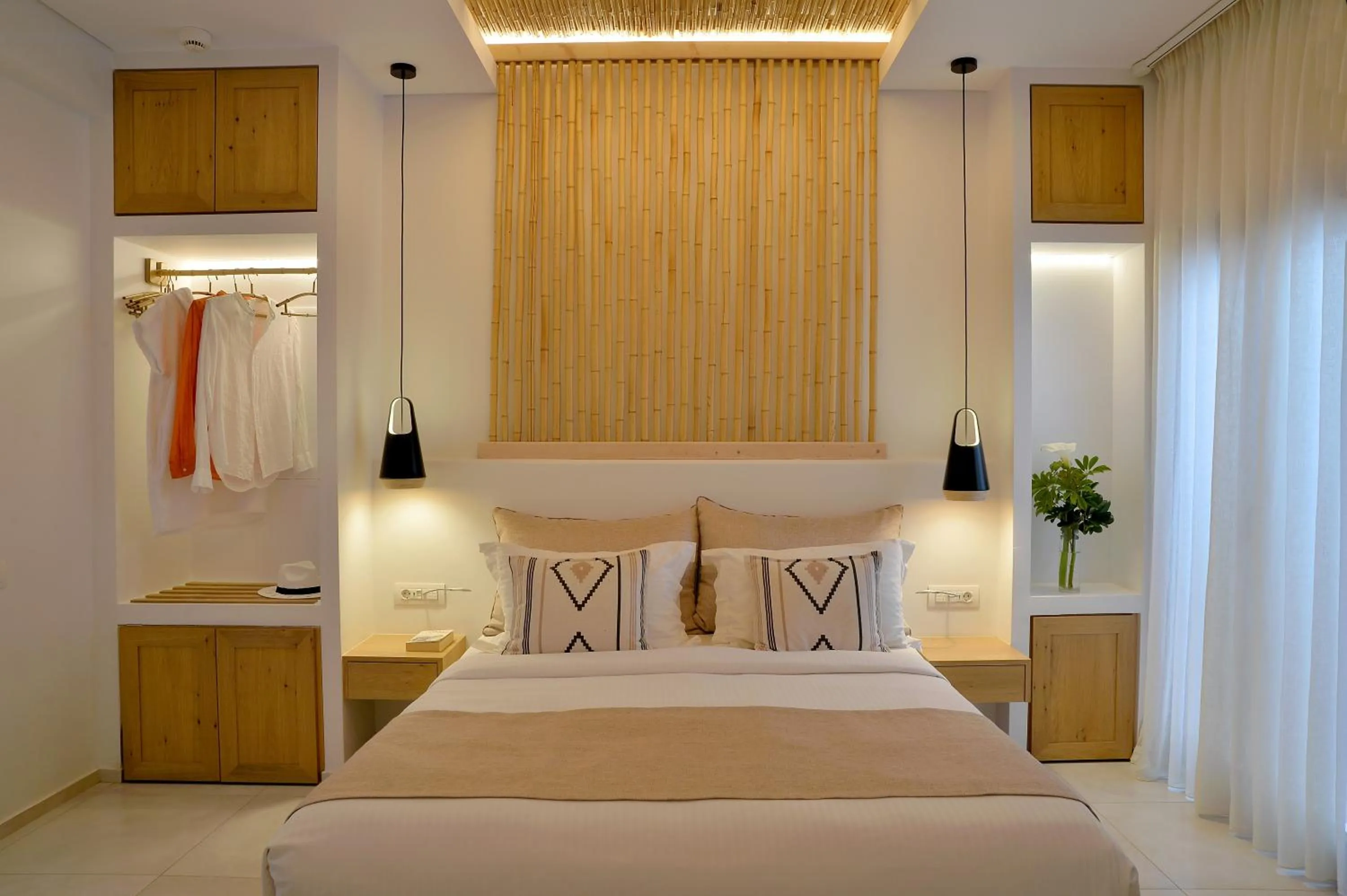Photo of the whole room, Bed in Aktaion Beach Boutique Hotel & Spa