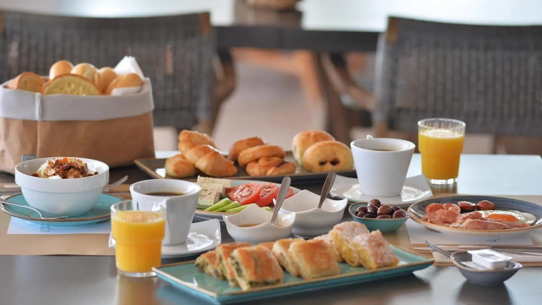 Breakfast in Aktaion Beach Boutique Hotel & Spa Breakfast in Aktaion Beach Boutique Hotel & Spa