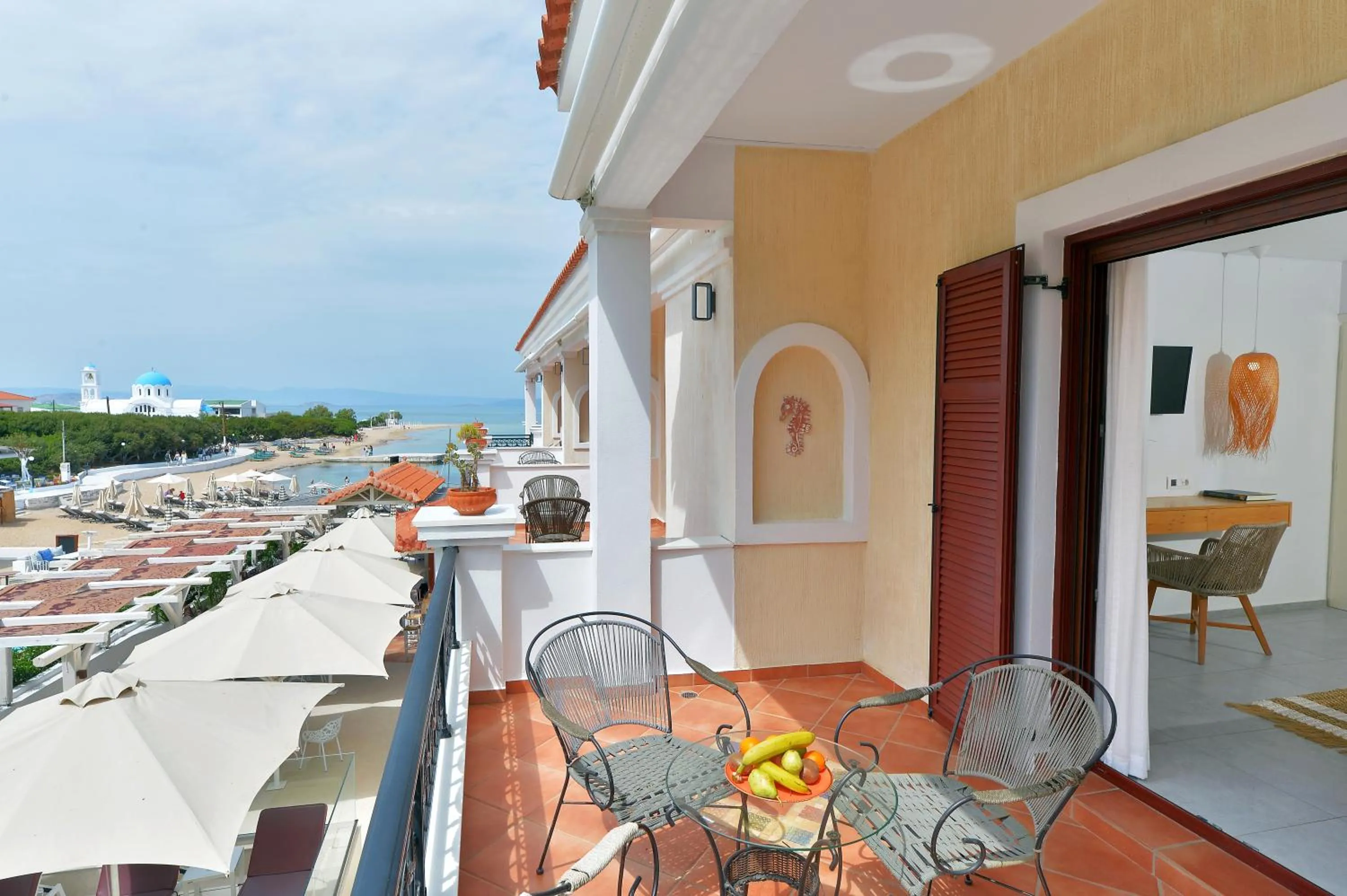 Sea view in Aktaion Beach Boutique Hotel & Spa