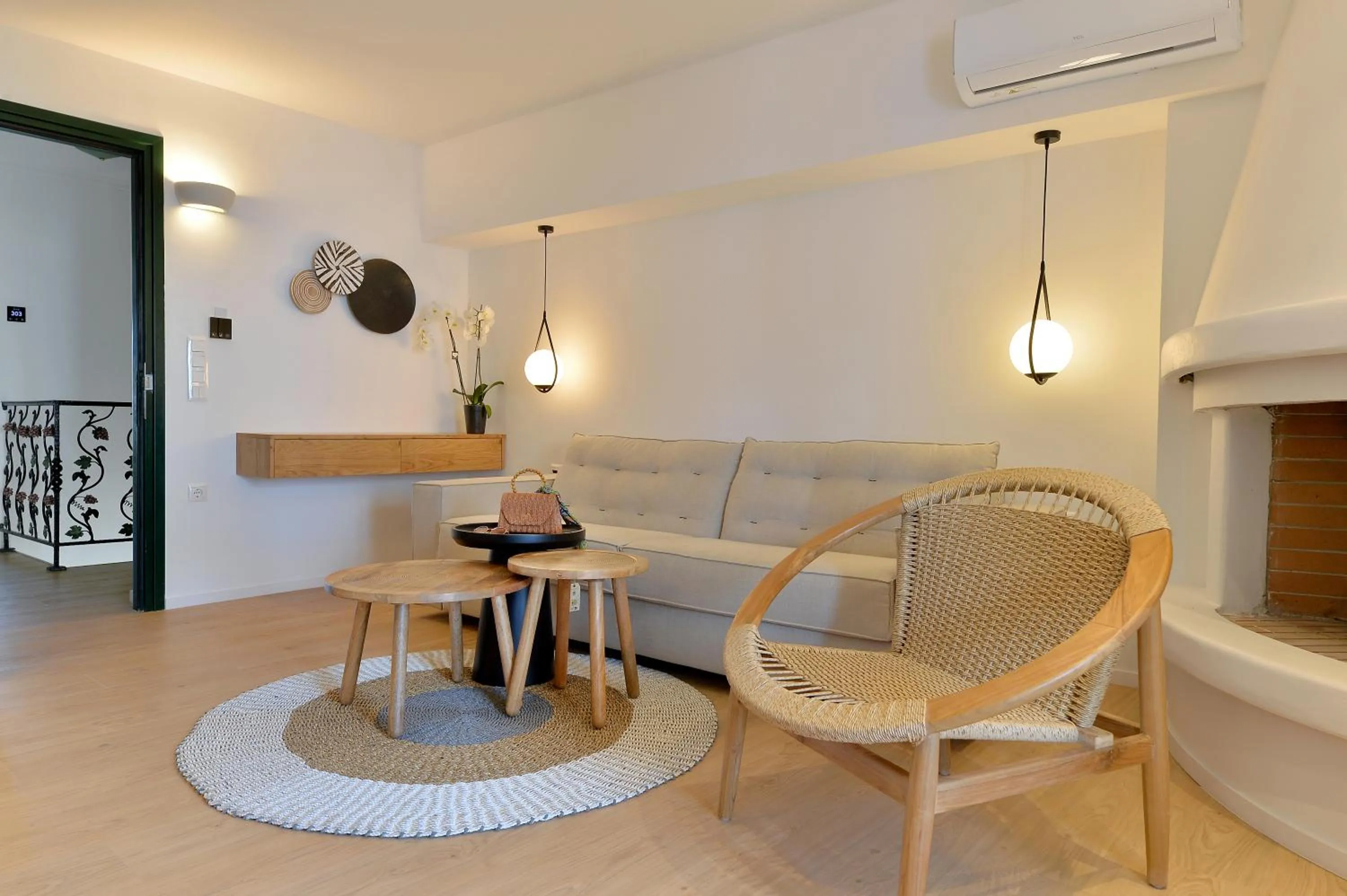 Living room in Aktaion Beach Boutique Hotel & Spa