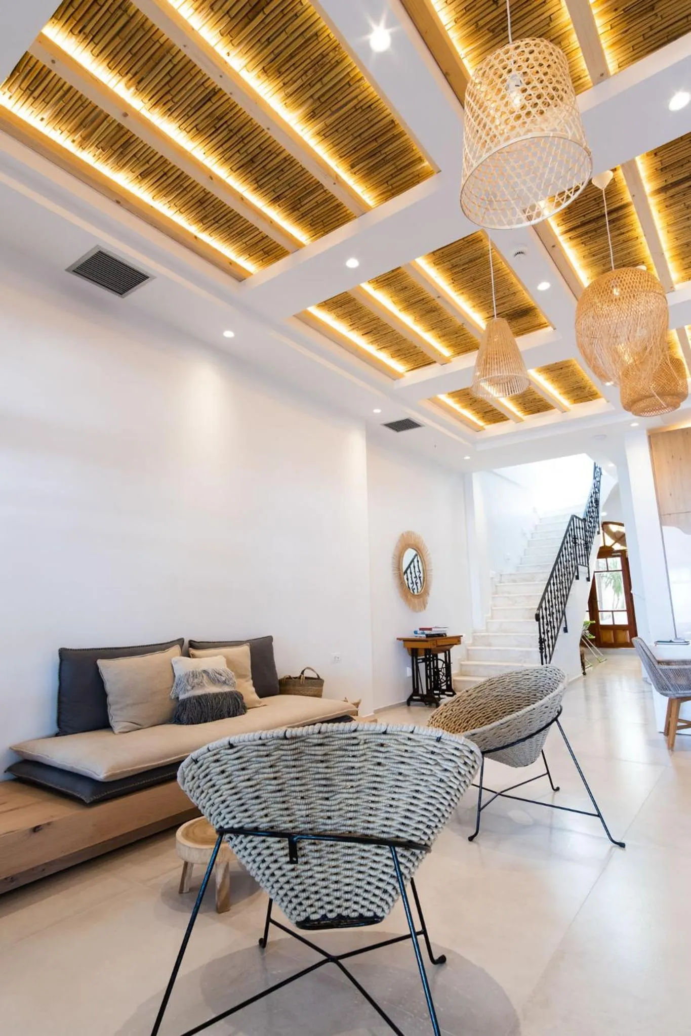 Lobby or reception in Aktaion Beach Boutique Hotel & Spa