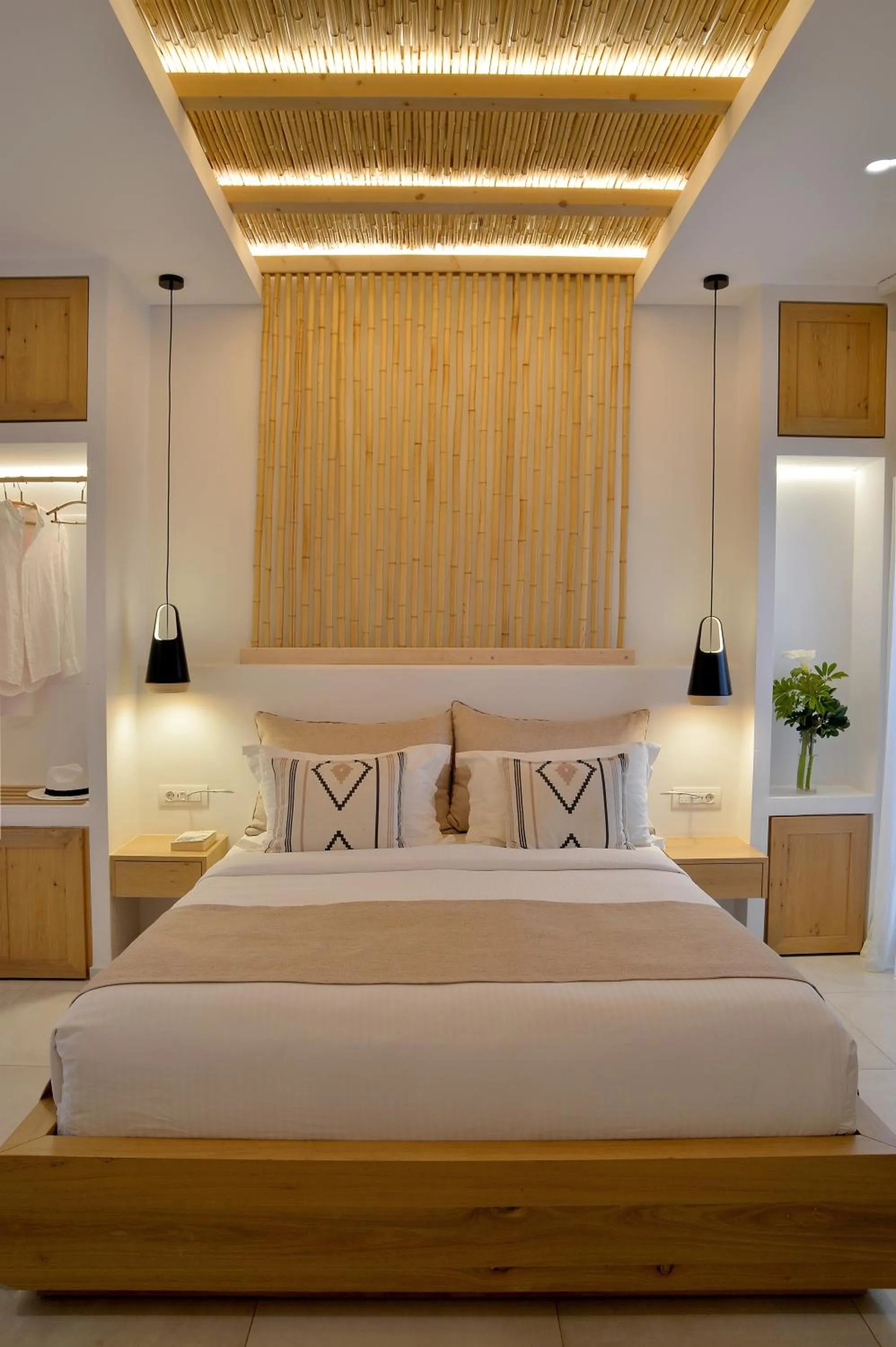 Photo of the whole room, Bed in Aktaion Beach Boutique Hotel & Spa