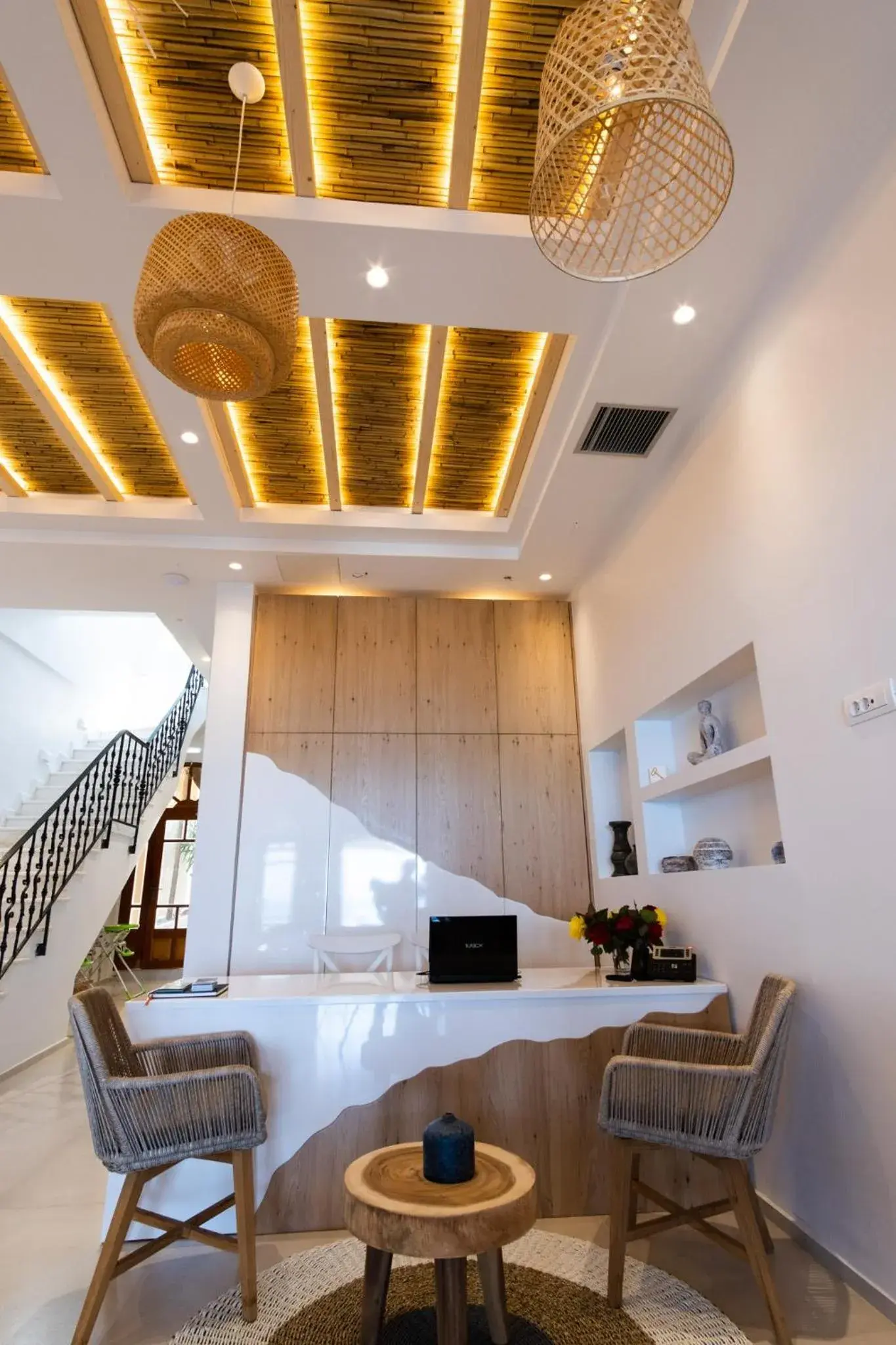 Lobby or reception in Aktaion Beach Boutique Hotel & Spa Lobby or reception in Aktaion Beach Boutique Hotel & Spa