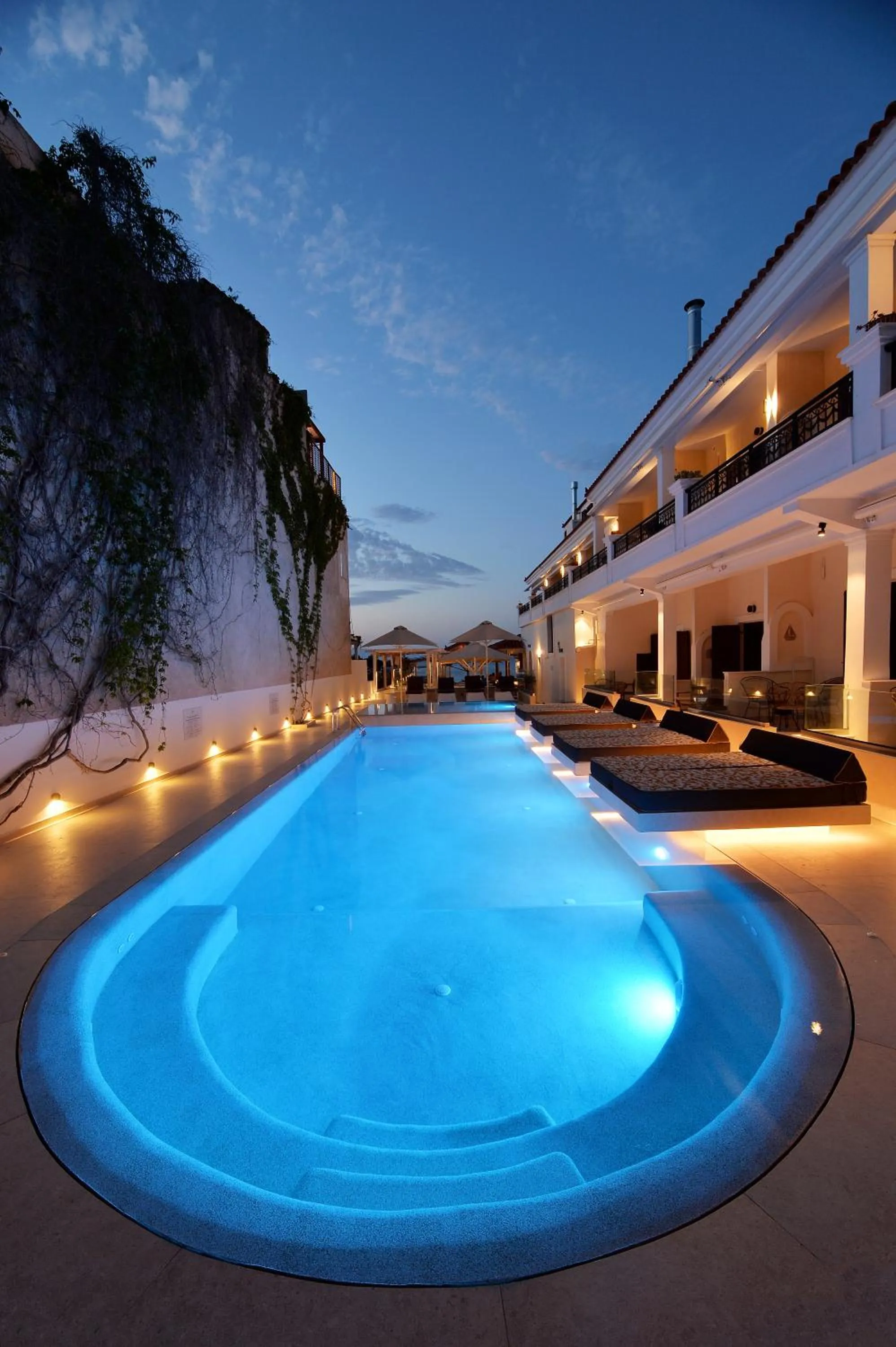 Swimming pool in Aktaion Beach Boutique Hotel & Spa