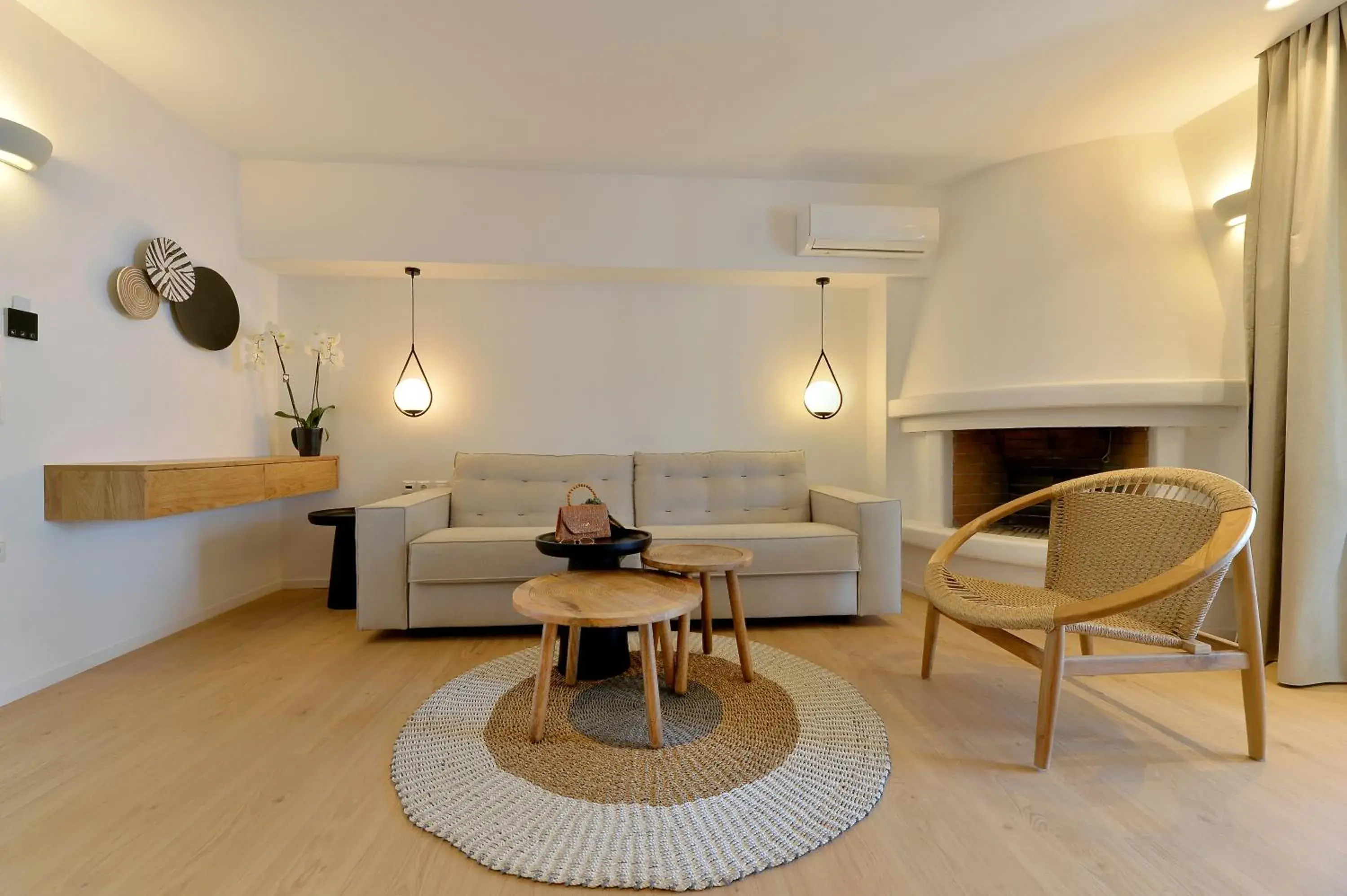 Living room in Aktaion Beach Boutique Hotel & Spa Living room in Aktaion Beach Boutique Hotel & Spa