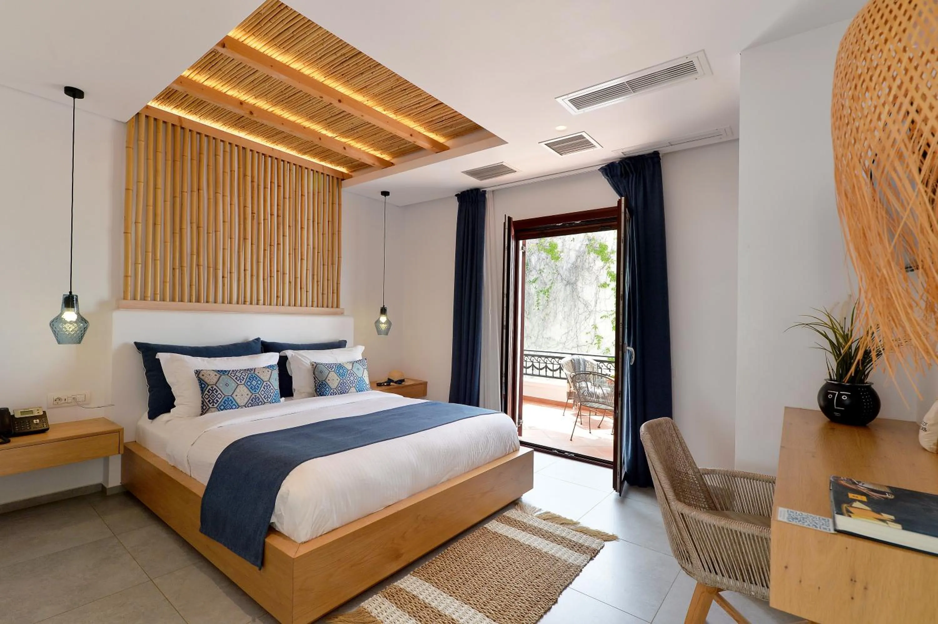 Bedroom, Bed in Aktaion Beach Boutique Hotel & Spa
