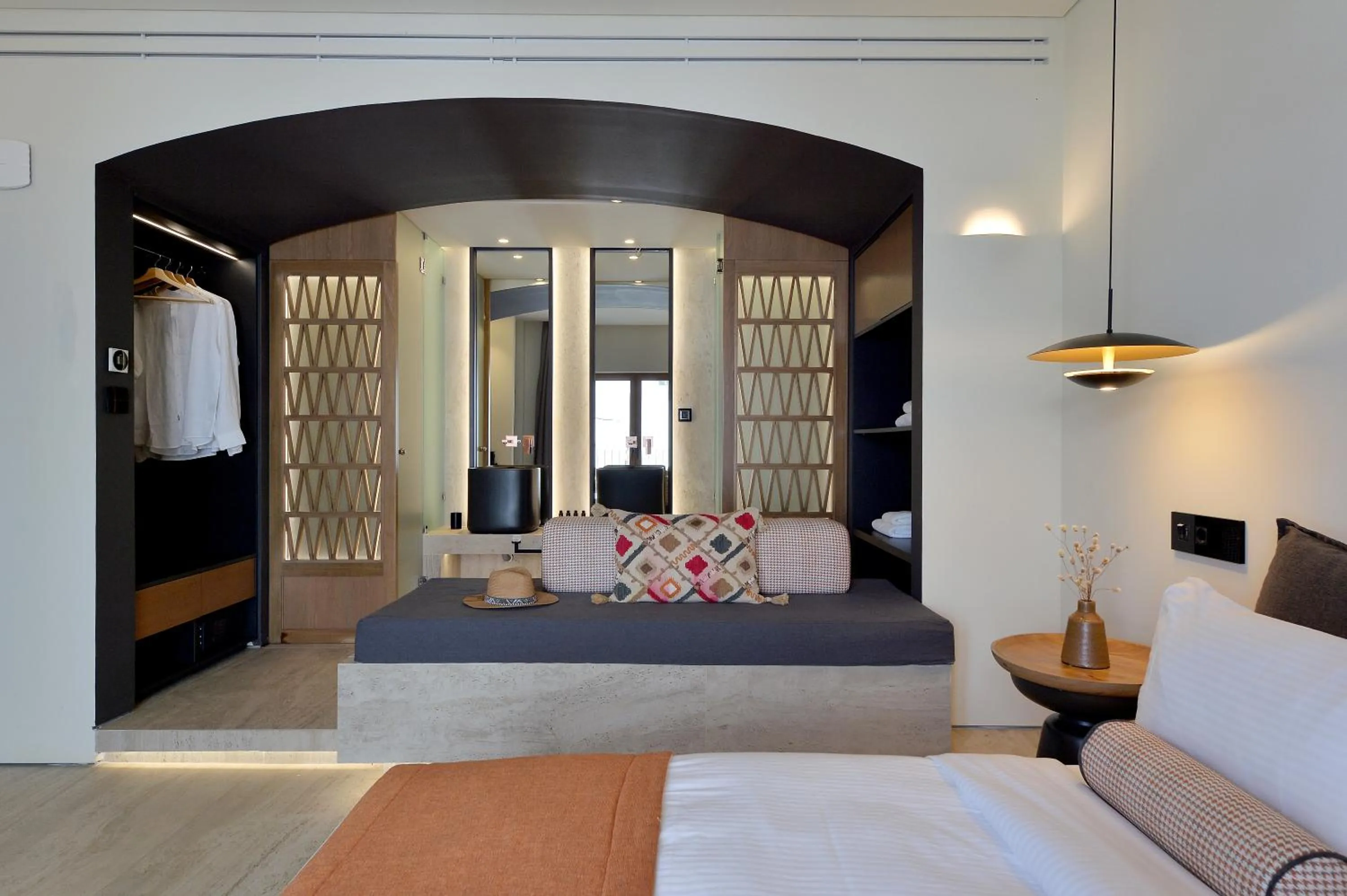 Bedroom, Bed in Aktaion Beach Boutique Hotel & Spa