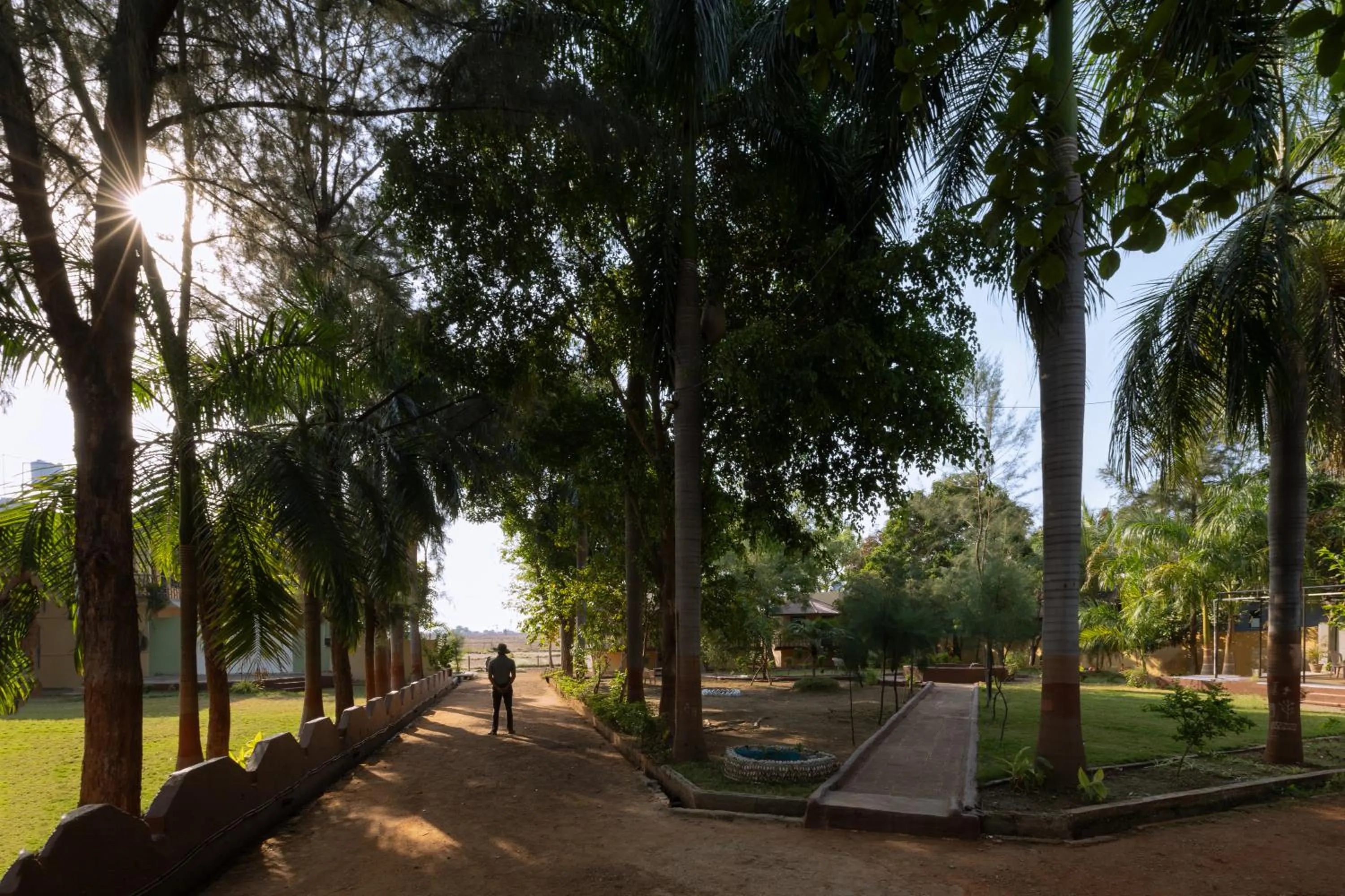 Garden view in Avadale Tadoba - Stag Groups Not Allowed