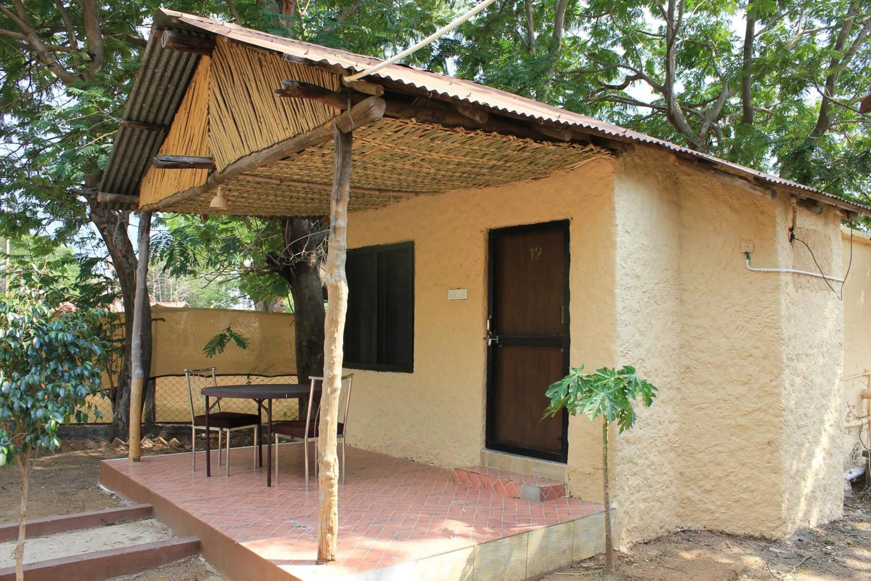 Patio in Avadale Tadoba - Stag Groups Not Allowed