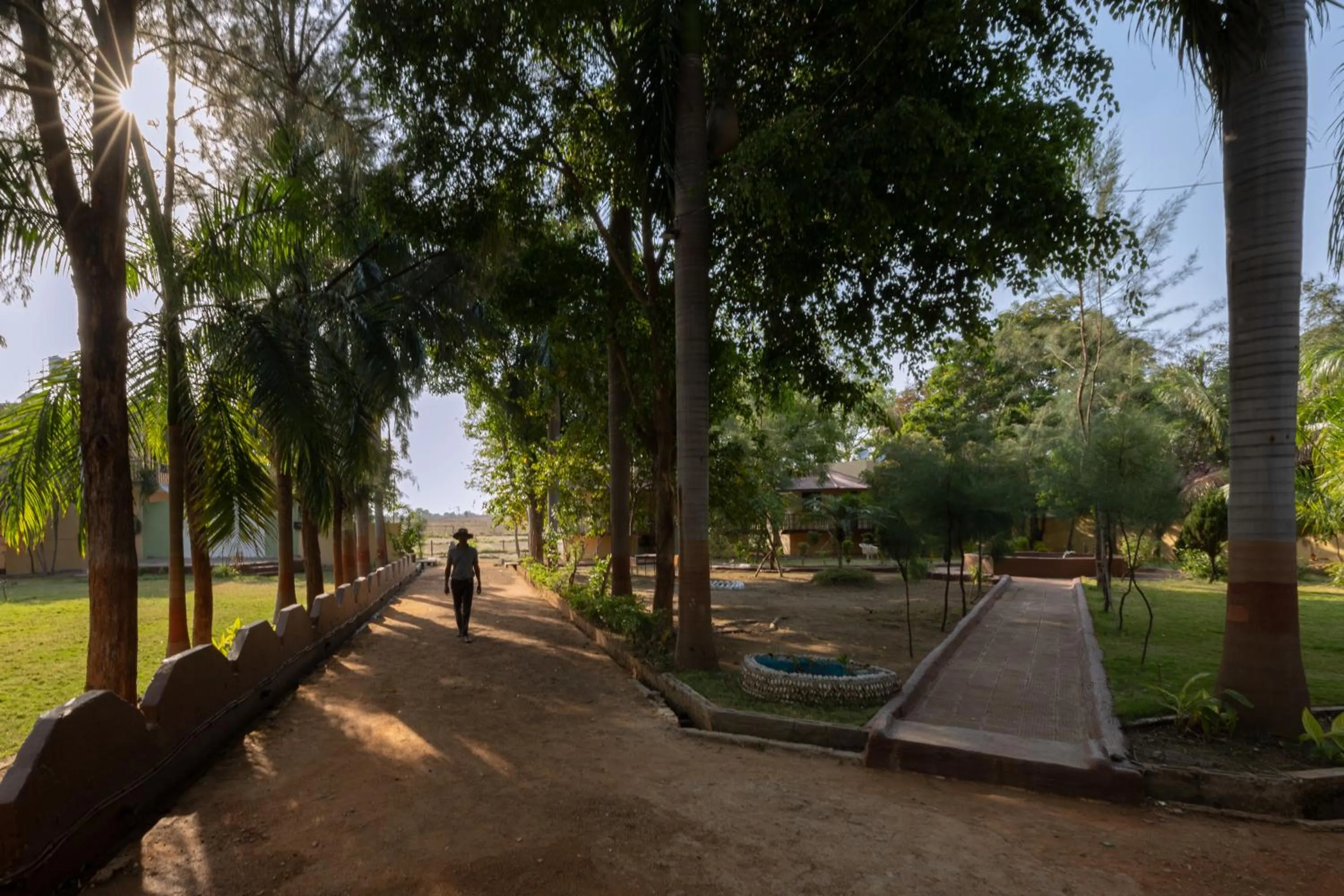 Garden view in Avadale Tadoba - Stag Groups Not Allowed