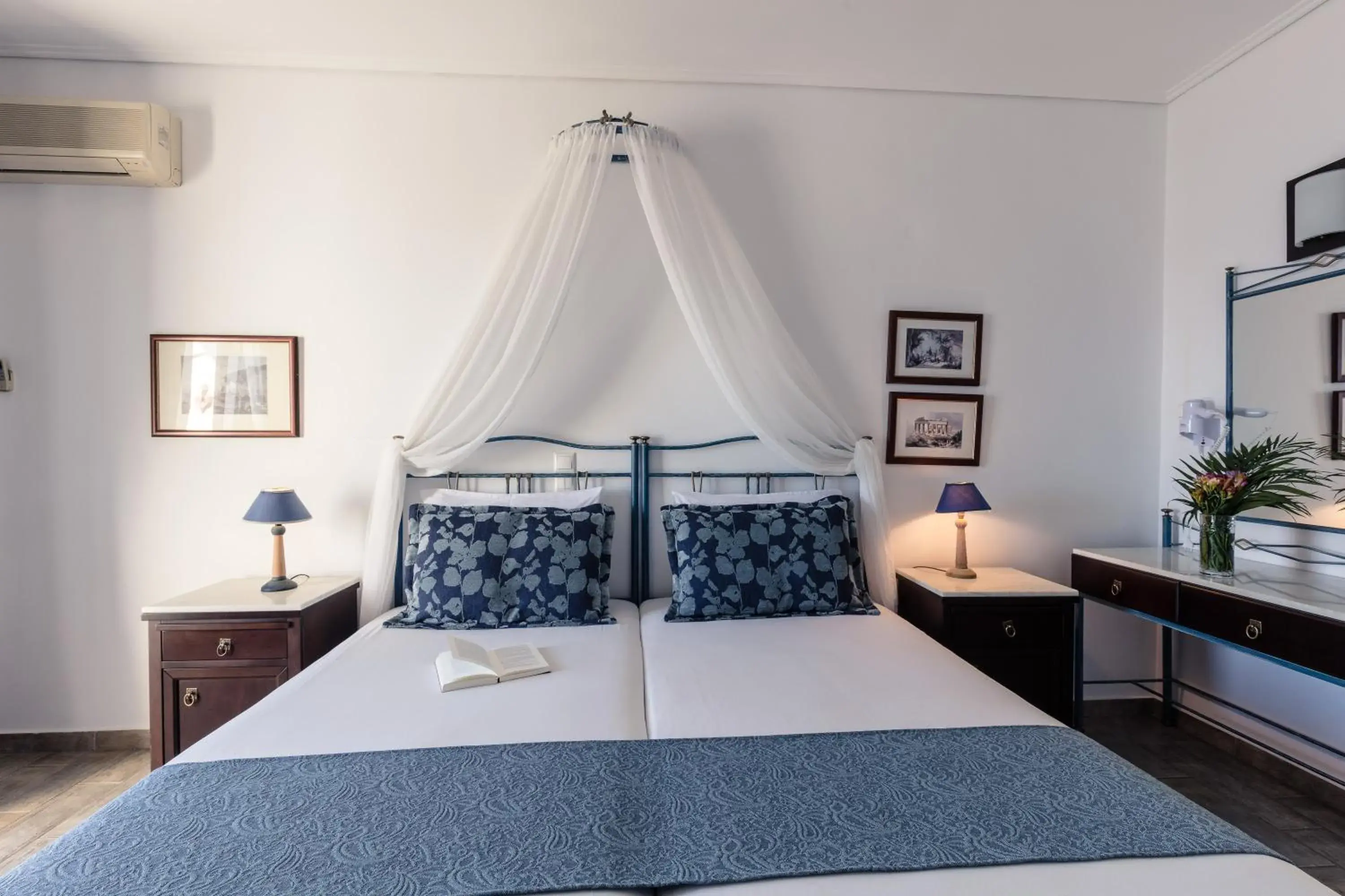 Bed in Dionysos Hotel Bed in Dionysos Hotel