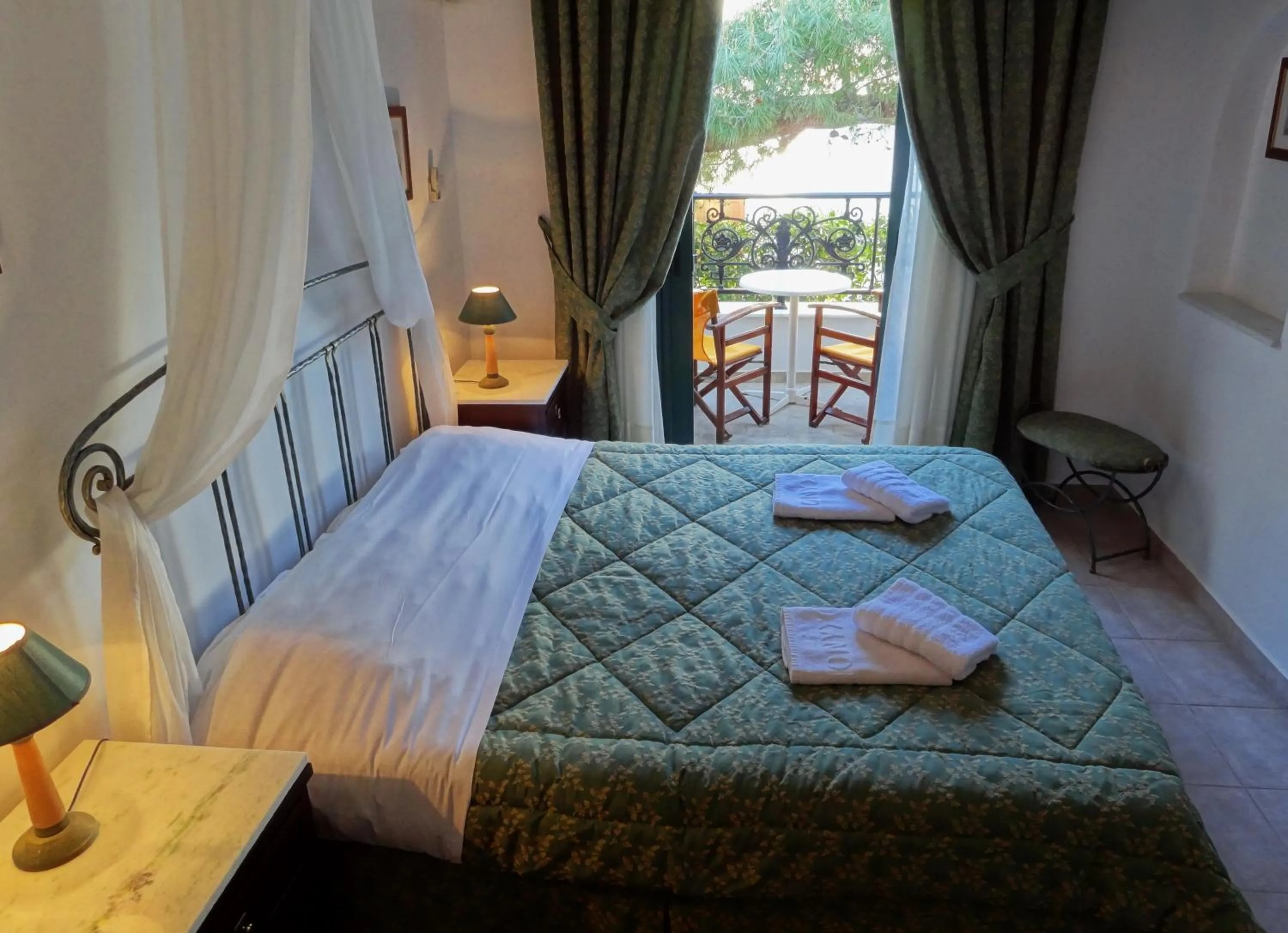 Toilet, Bed in Dionysos Hotel