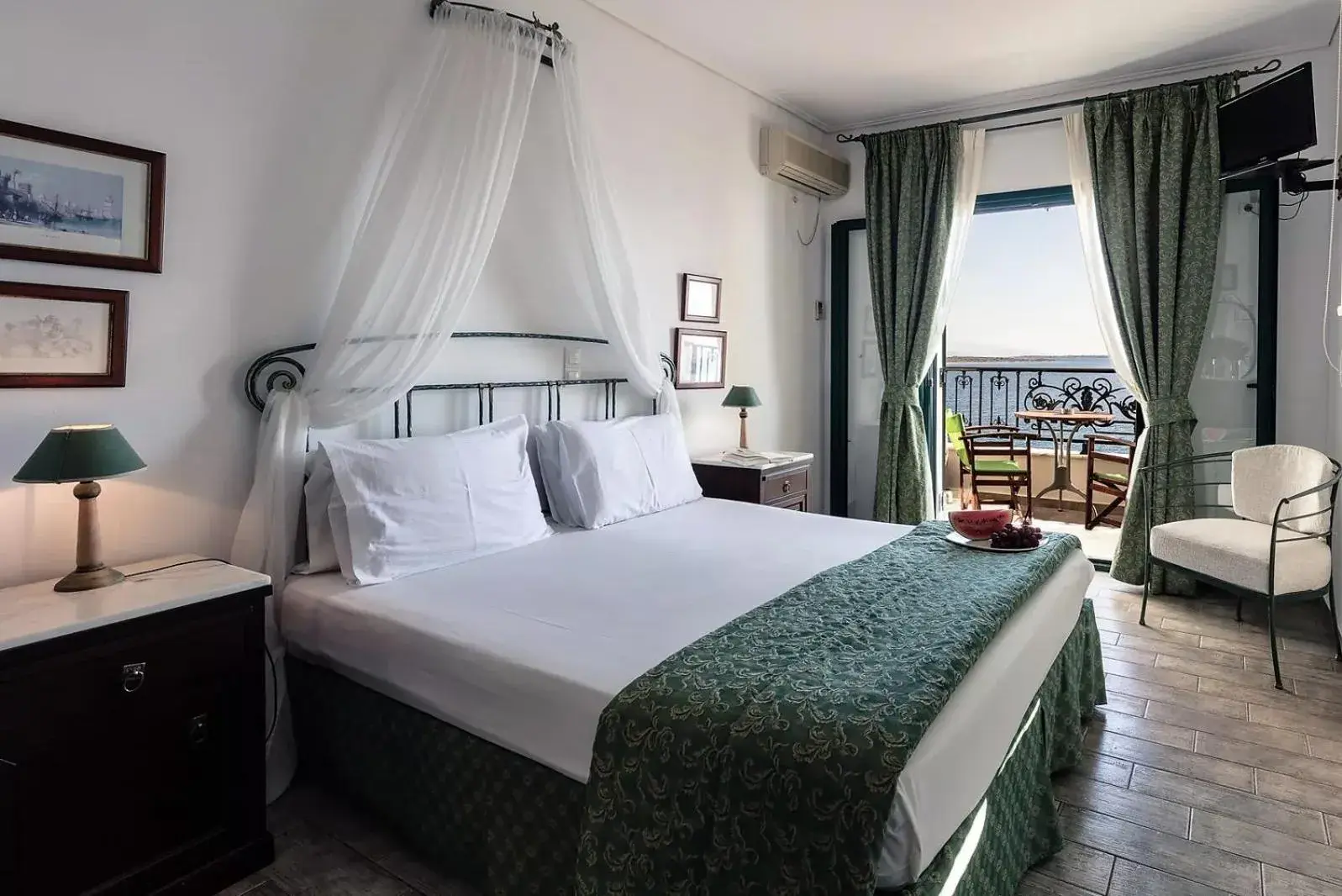 Bed in Dionysos Hotel Bed in Dionysos Hotel