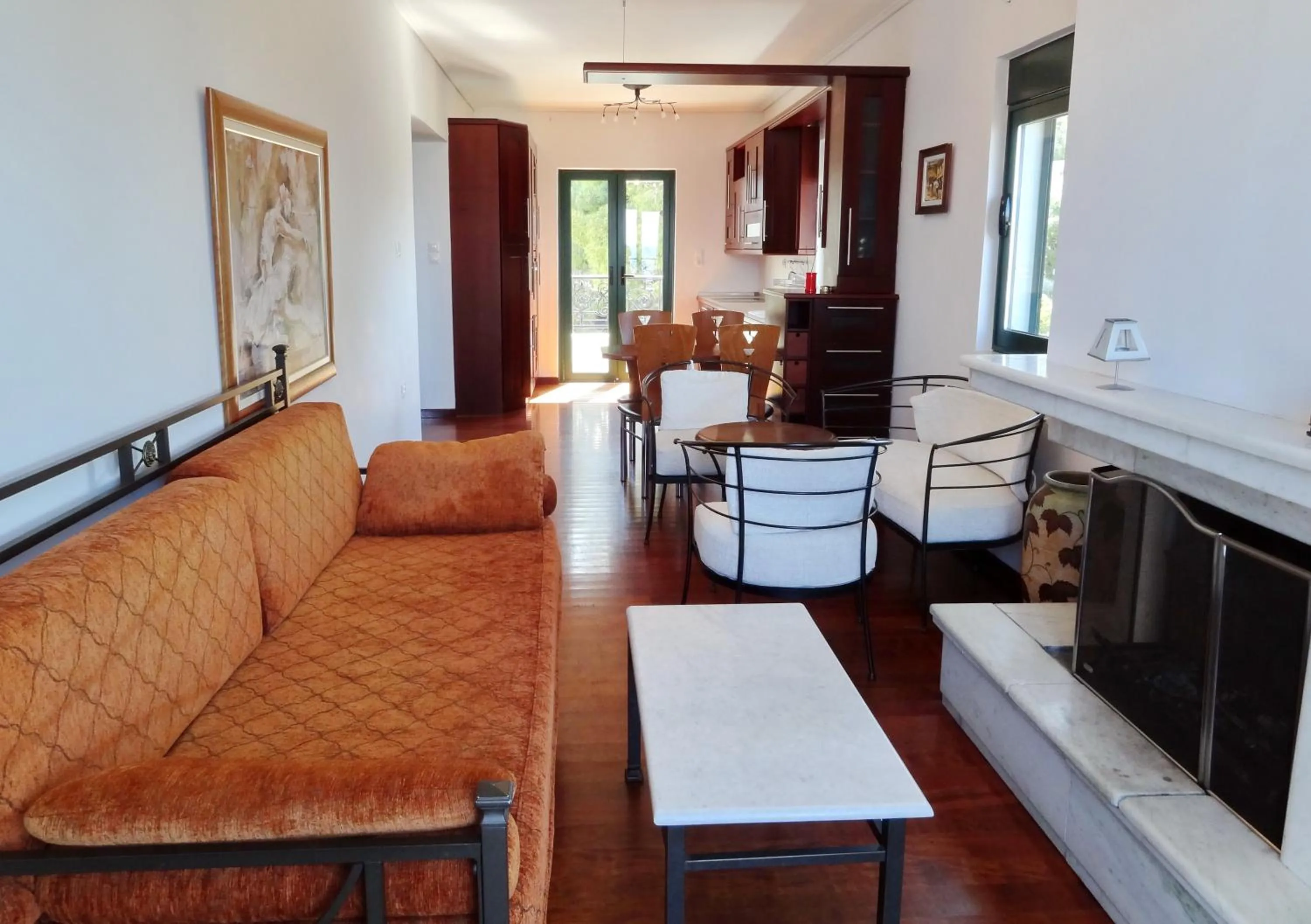 Living room in Dionysos Hotel