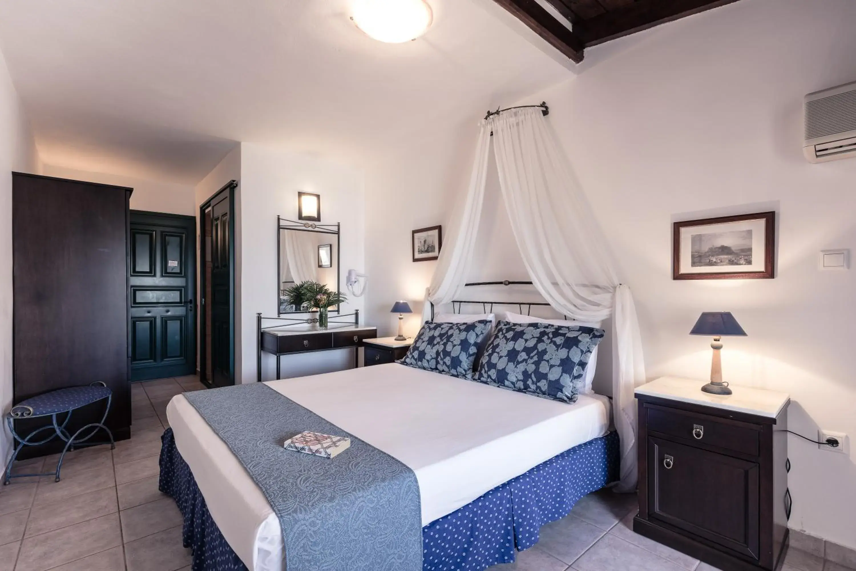 Bed in Dionysos Hotel Bed in Dionysos Hotel