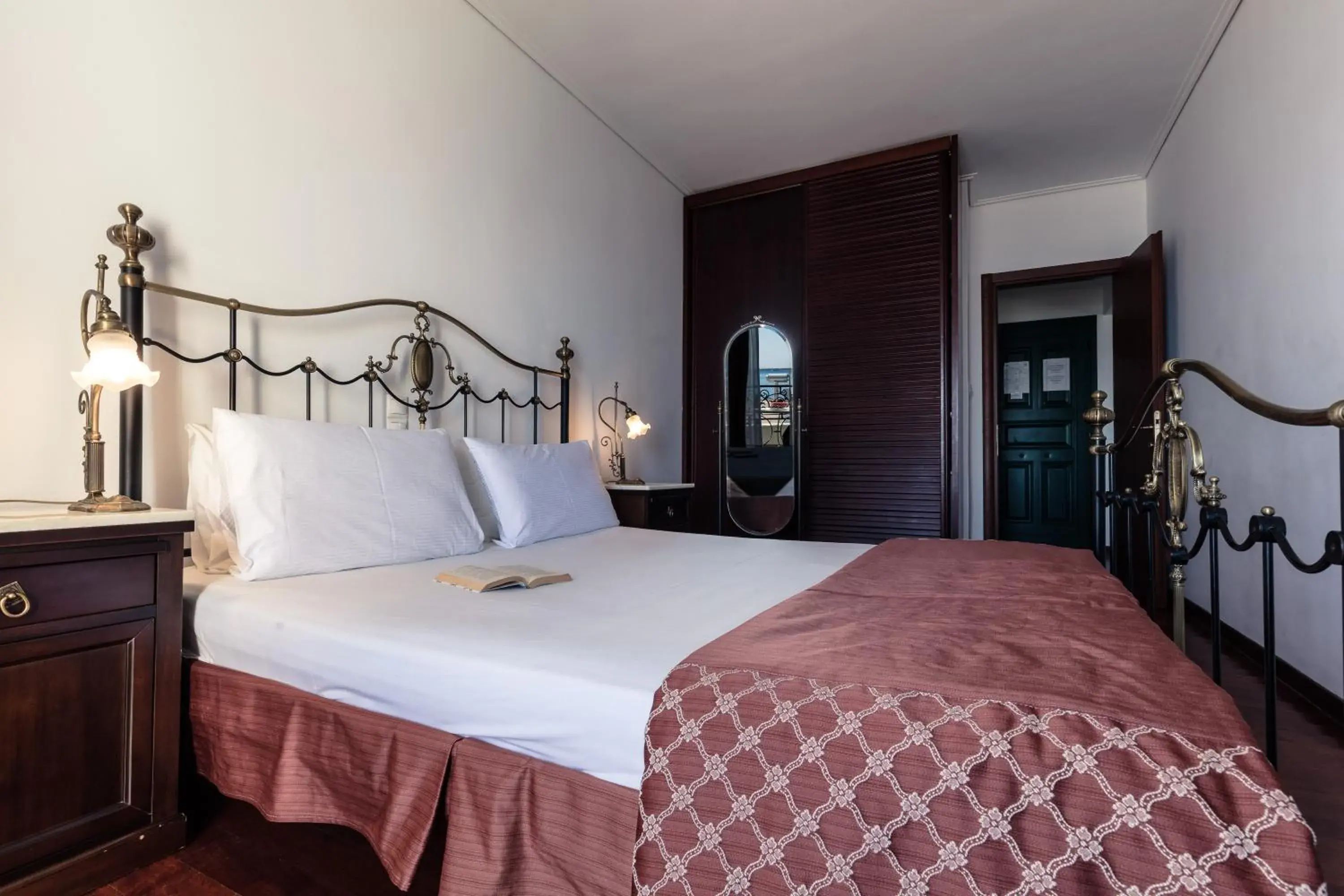 Bed in Dionysos Hotel Bed in Dionysos Hotel