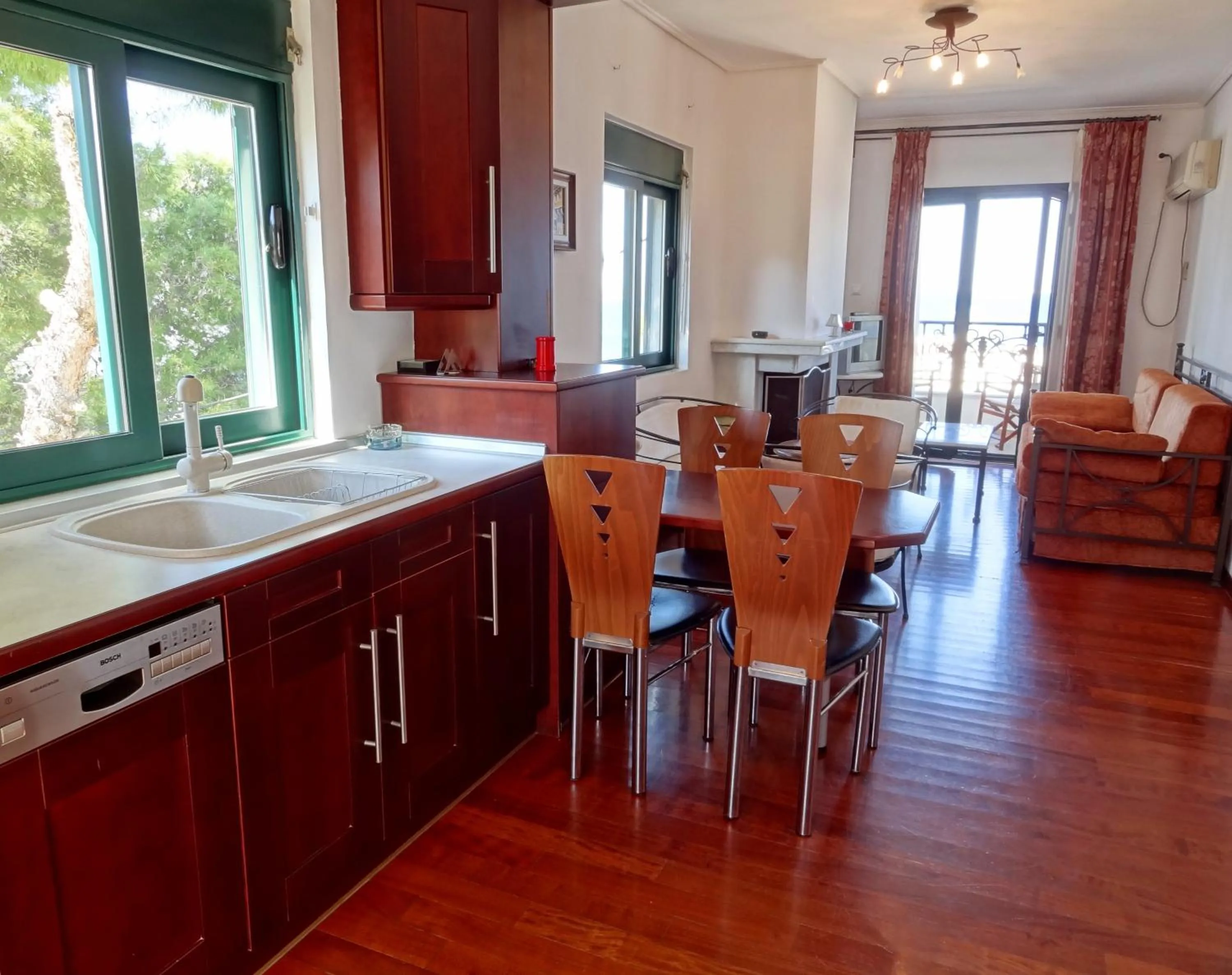 Living room in Dionysos Hotel
