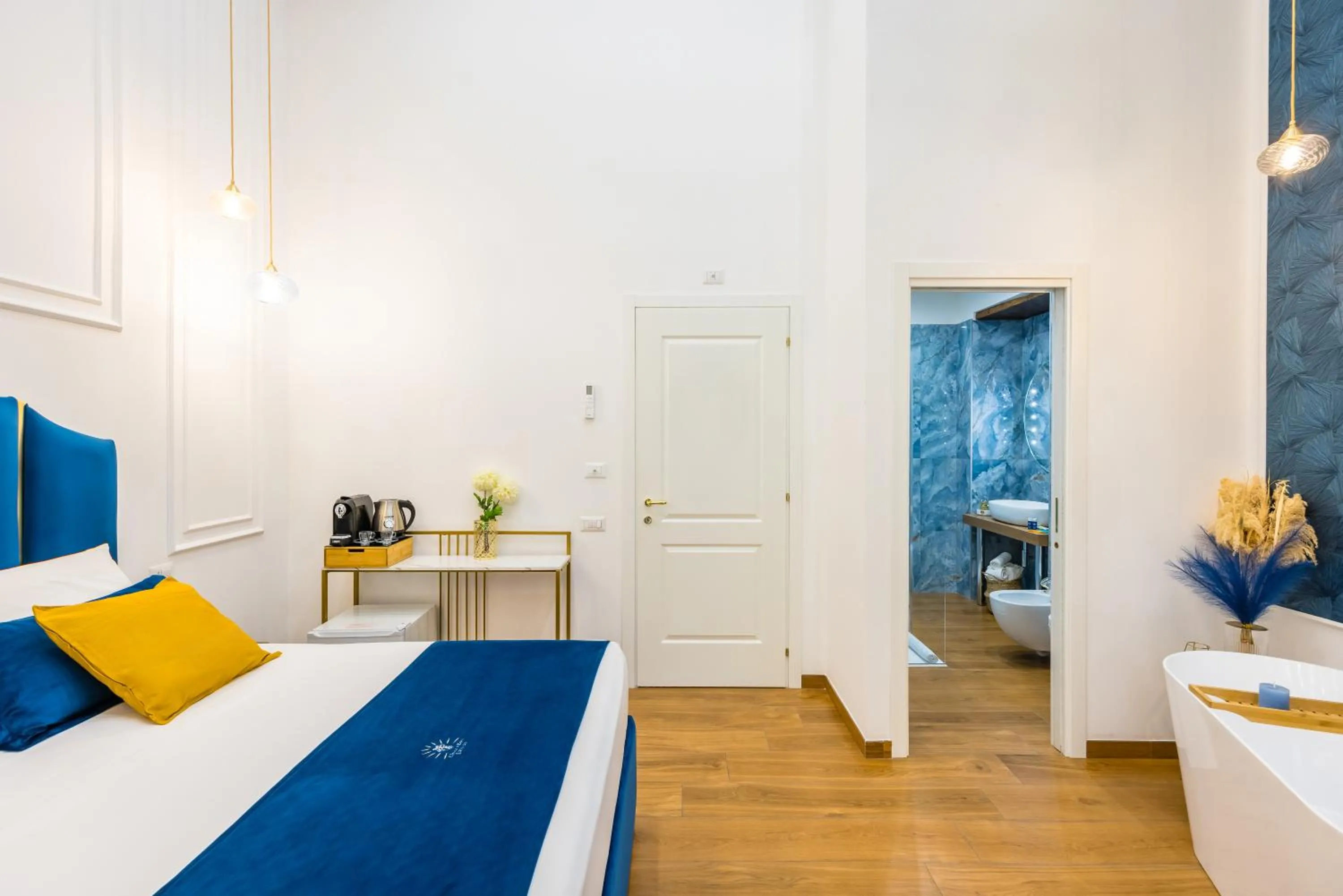 View (from property/room), Bed in L'Angolo d'o core