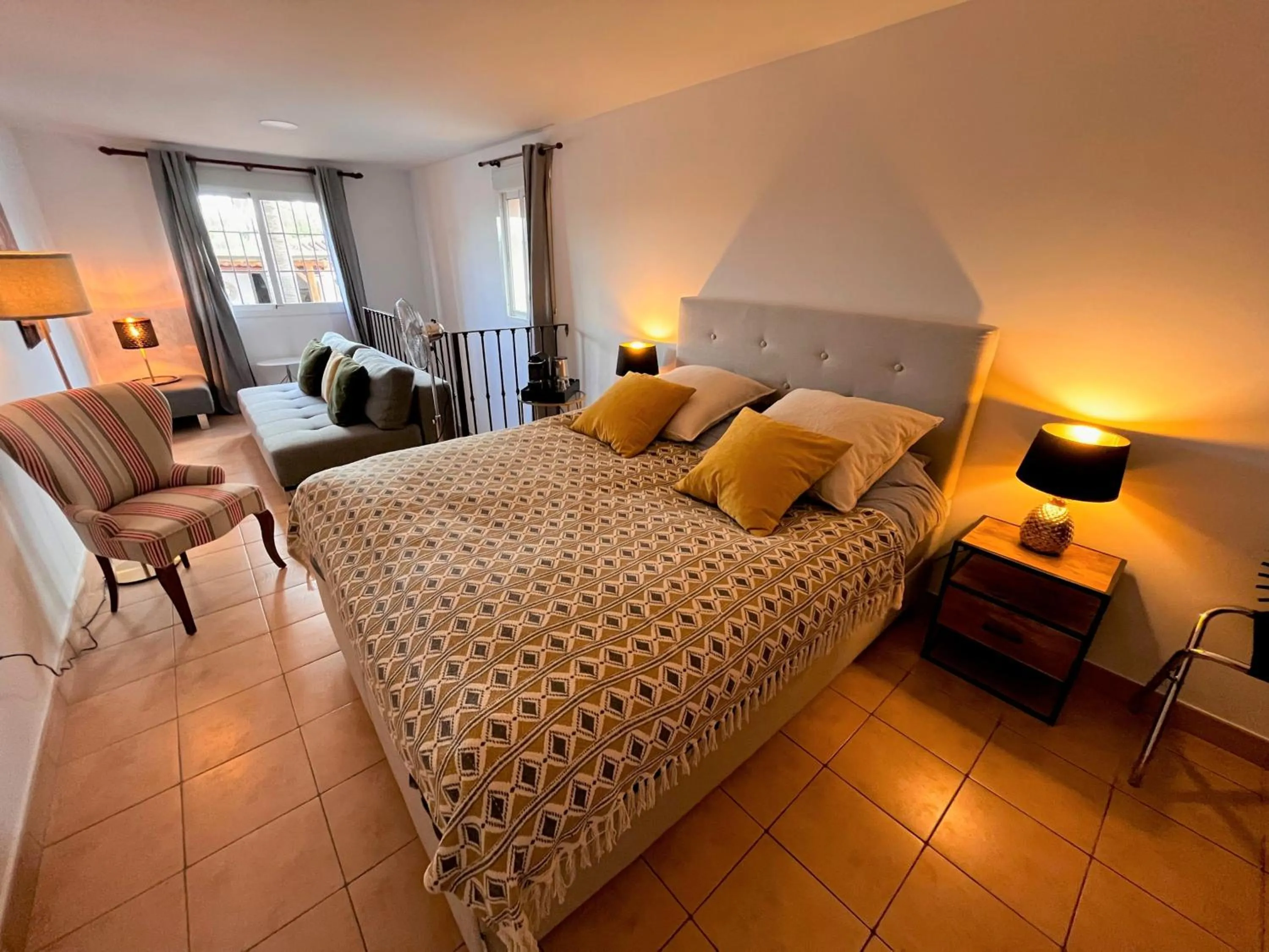 Bedroom, Bed in Casa Limon, boutique Bed and Breakfast, Andalucia