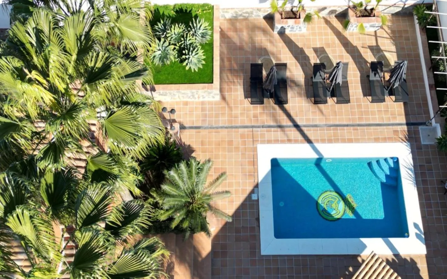 Swimming pool in Casa Limon, boutique Bed and Breakfast, Andalucia