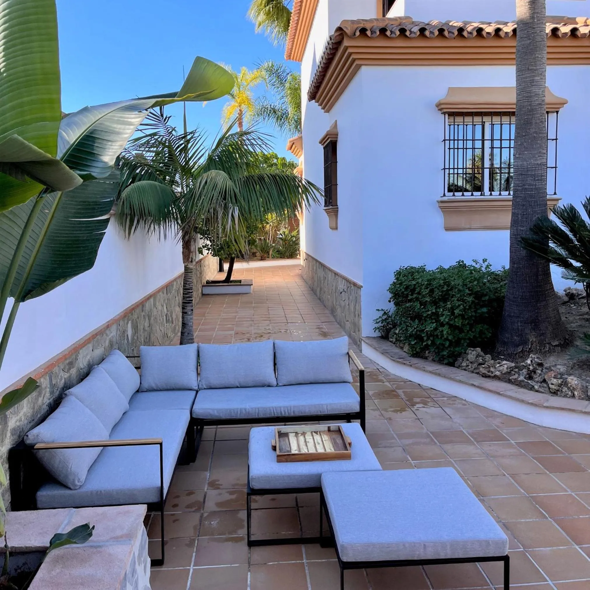Garden in Casa Limon, boutique Bed and Breakfast, Andalucia