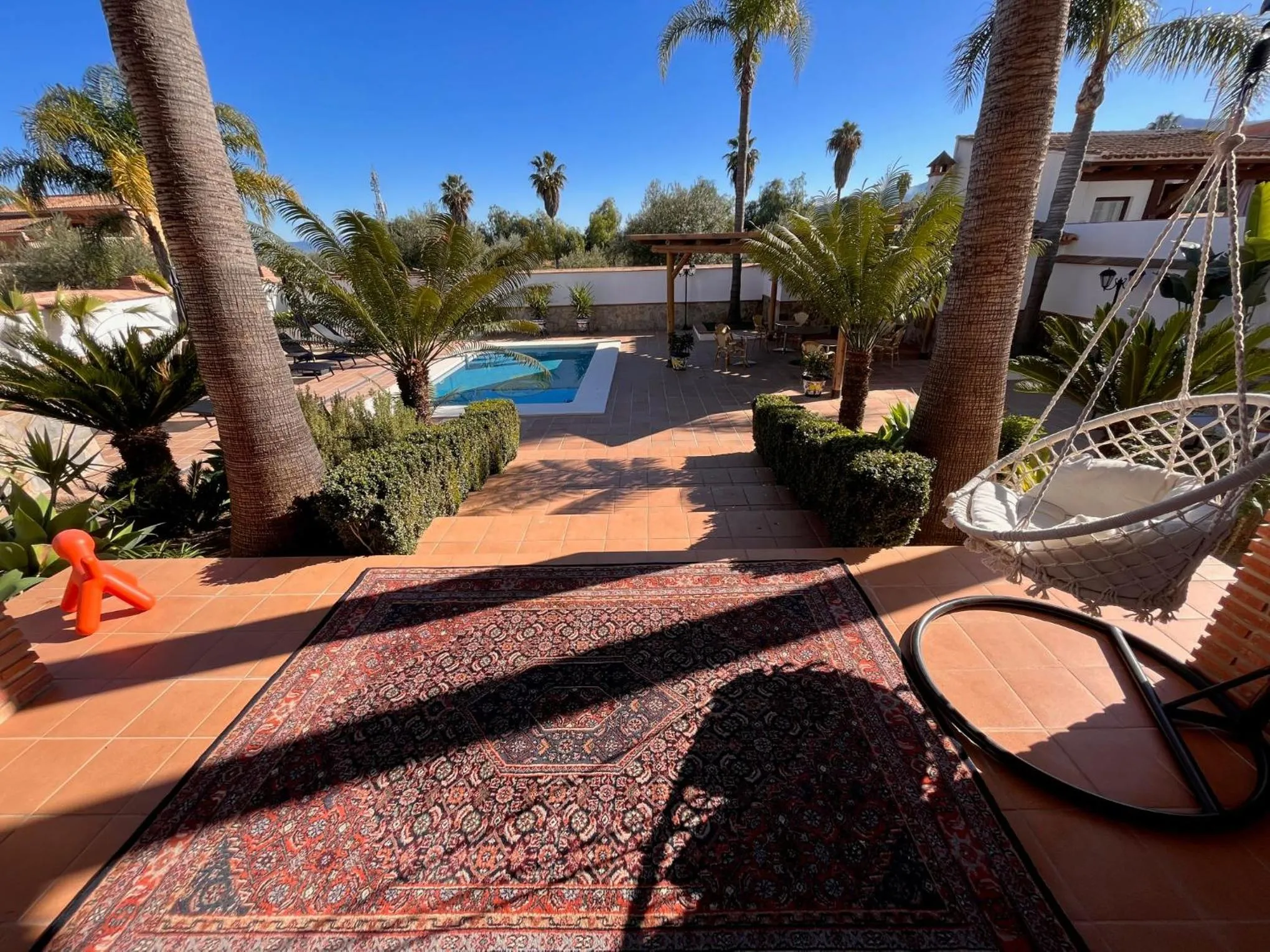 Garden in Casa Limon, boutique Bed and Breakfast, Andalucia