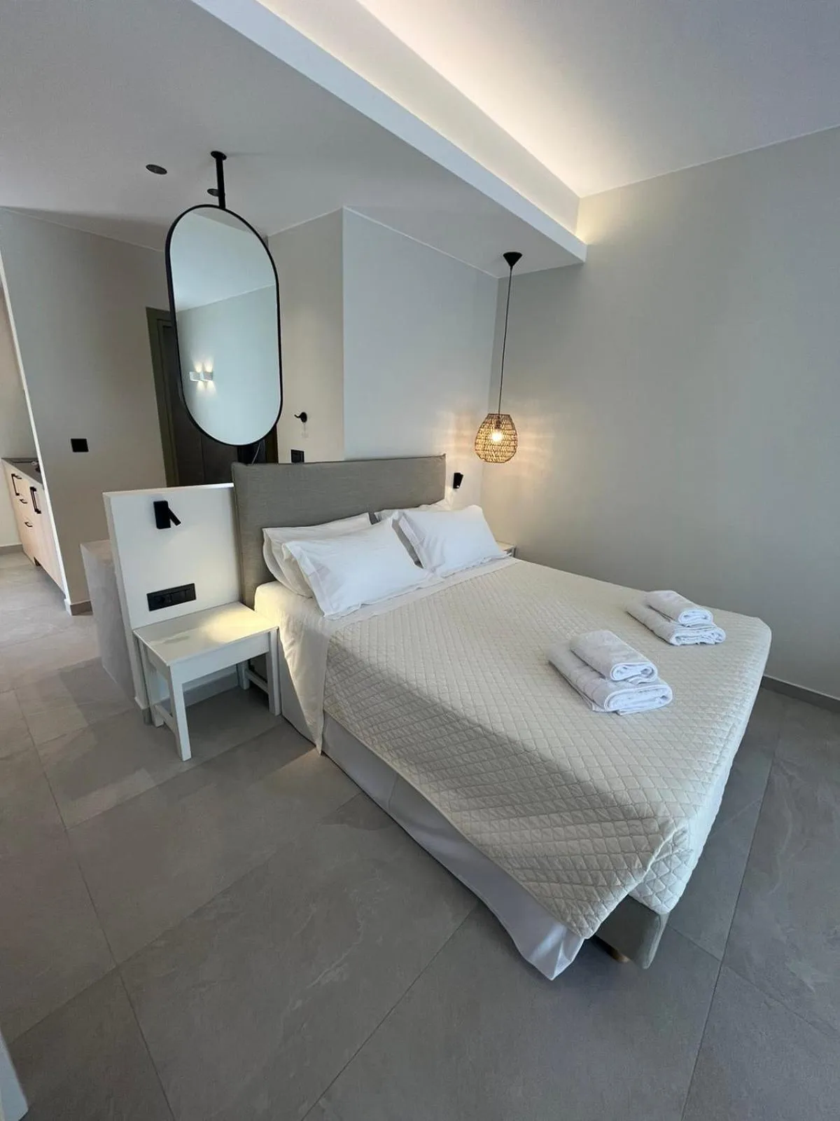 Photo of the whole room, Bed in Mediterranean Sea Top Floor
