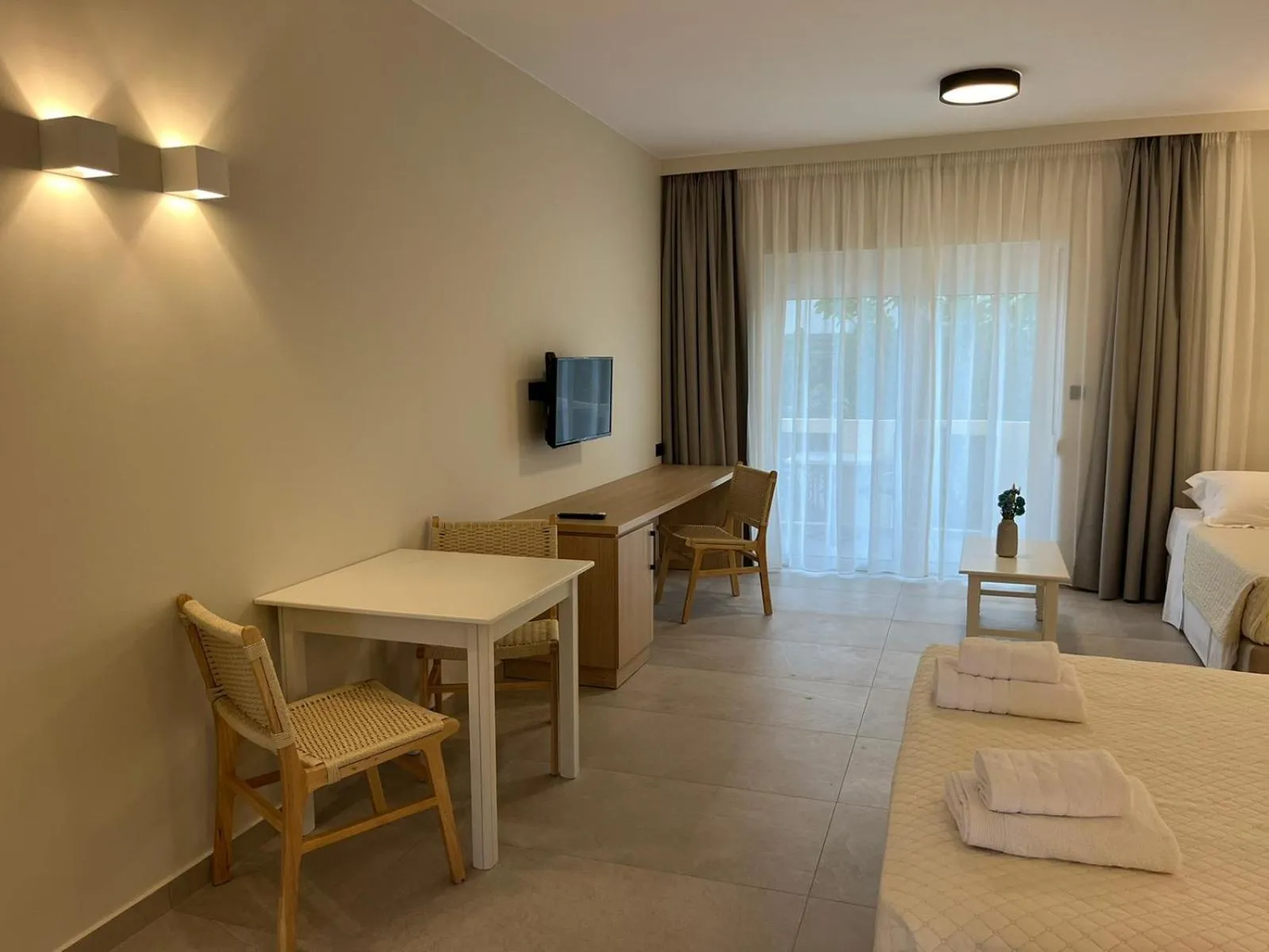 Photo of the whole room, Bed in Mediterranean Sea Top Floor