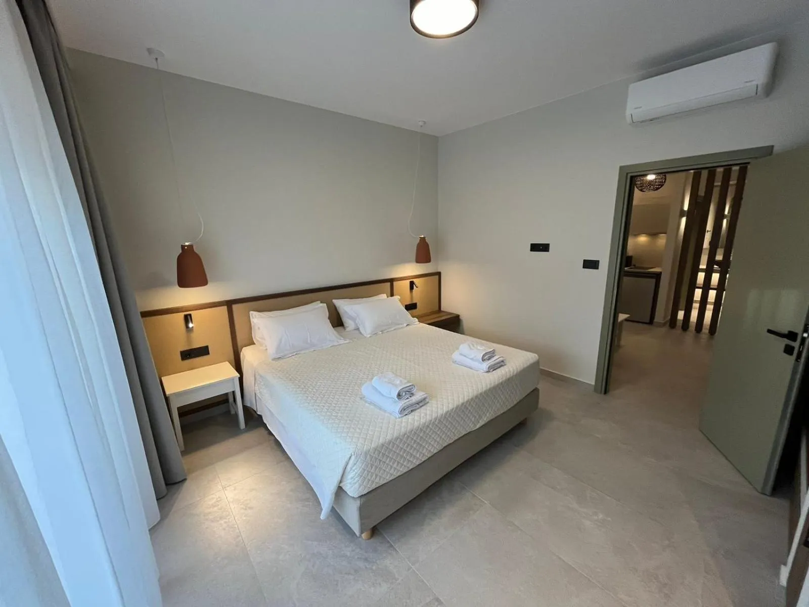 Photo of the whole room, Bed in Mediterranean Sea Top Floor
