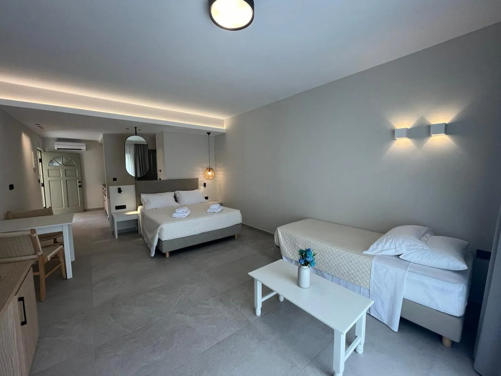 Photo of the whole room, Bed in Mediterranean Sea Top Floor