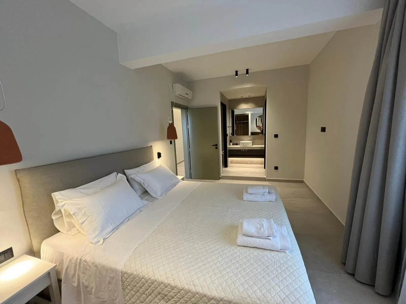 Photo of the whole room, Bed in Mediterranean Sea Top Floor