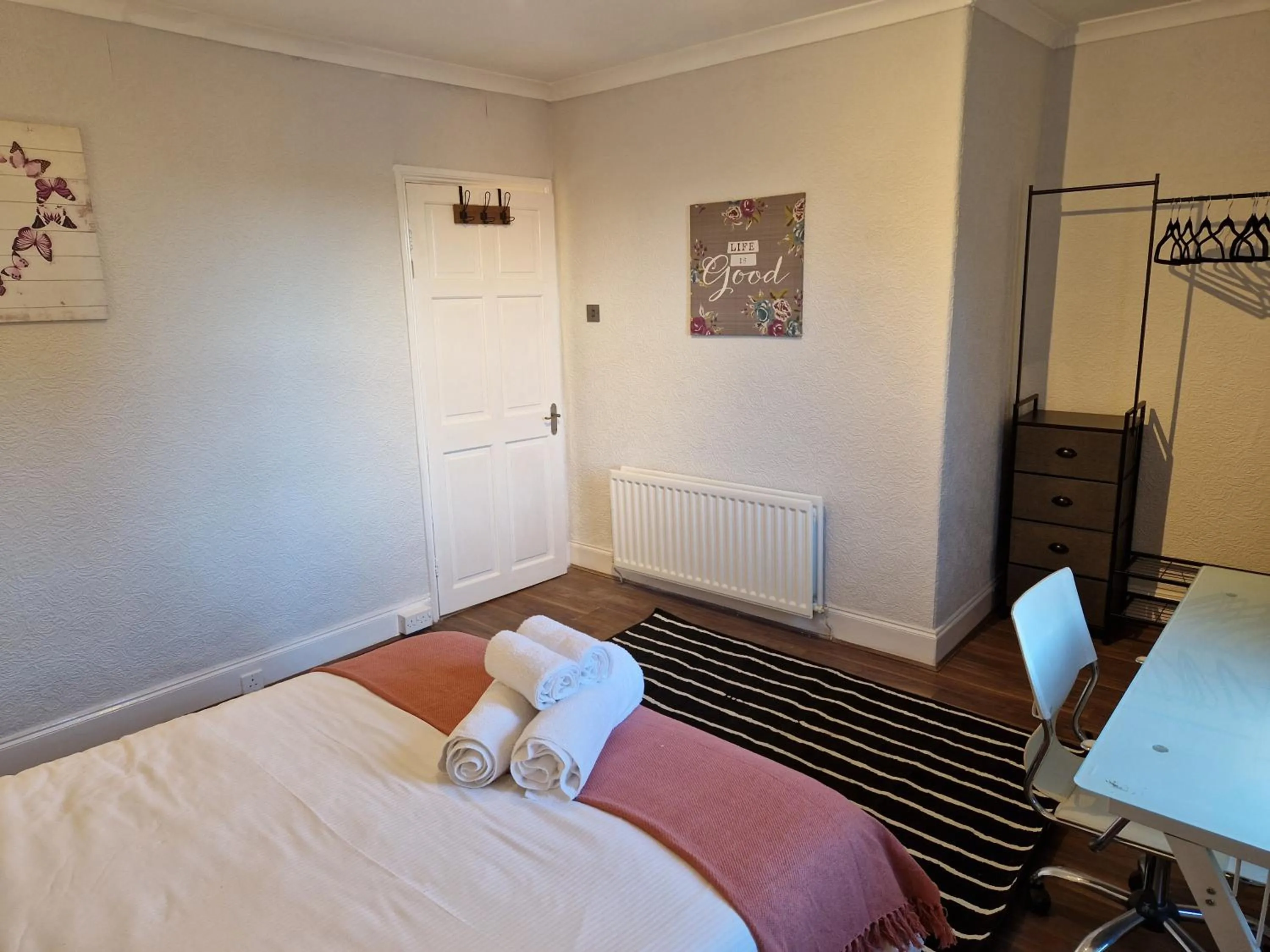 Bedroom, Bed in Chester Le Street's Diamond 3 Bed House