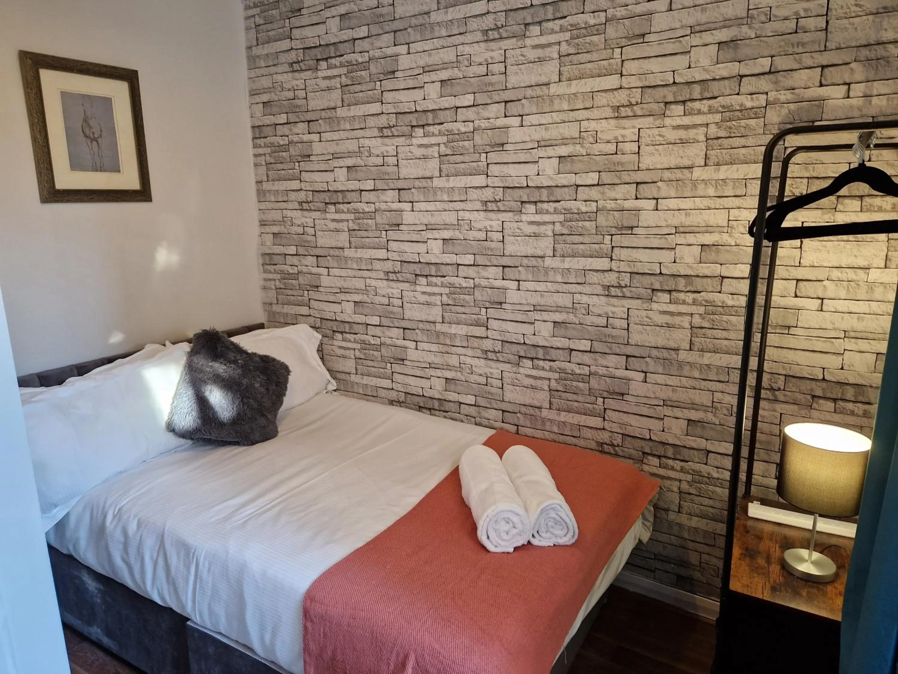 Bedroom, Bed in Chester Le Street's Diamond 3 Bed House