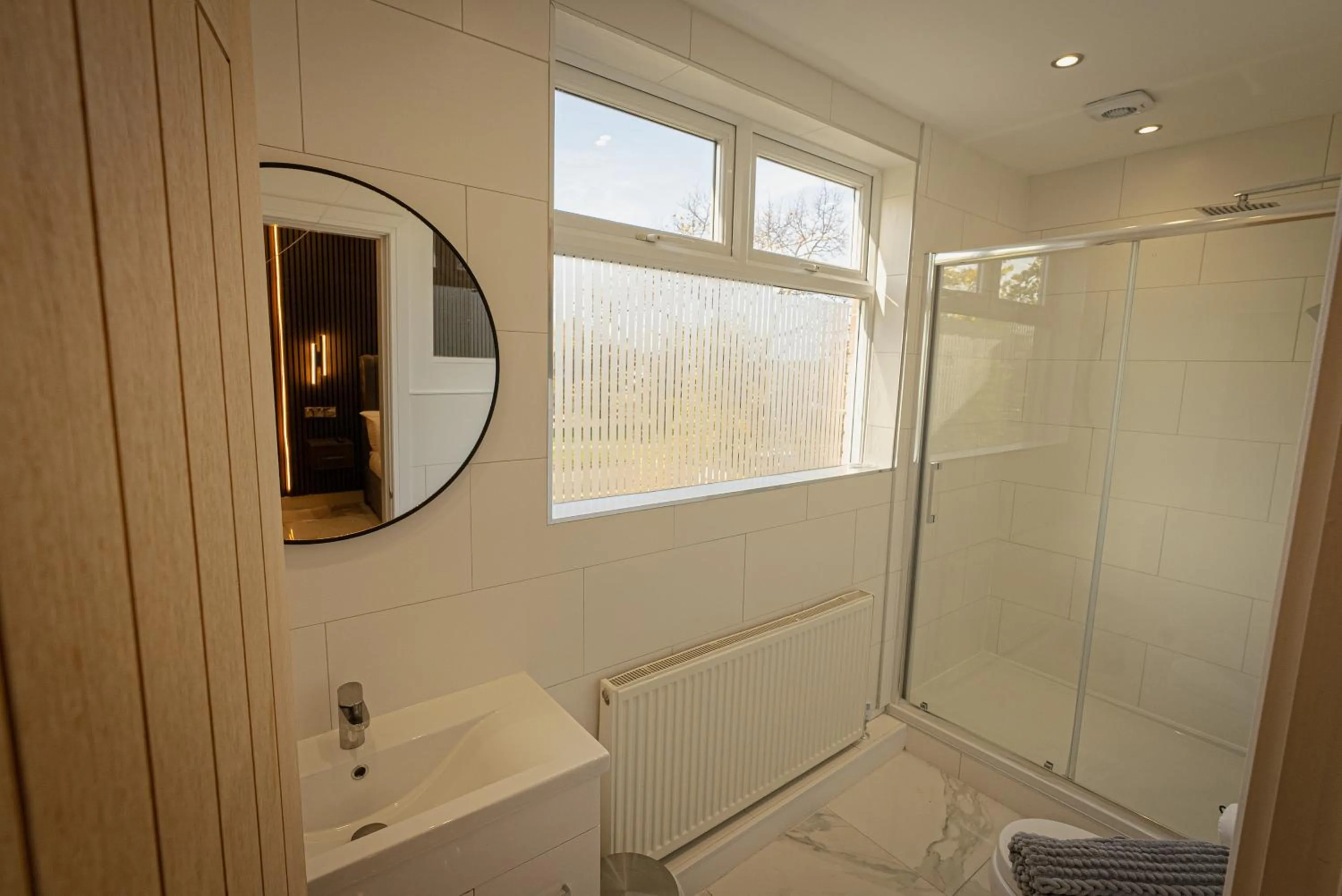 Bathroom in OYO Bellevue Apartments Middlesborough